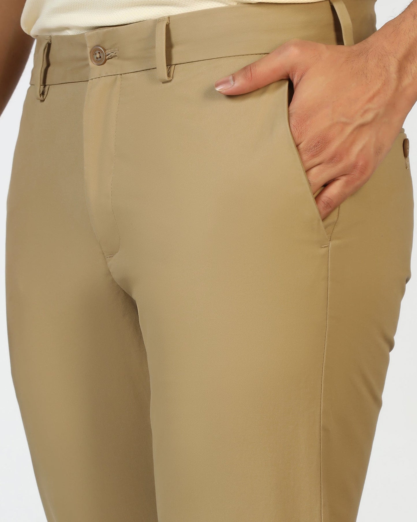 Khaki Solid Khakis - Mario