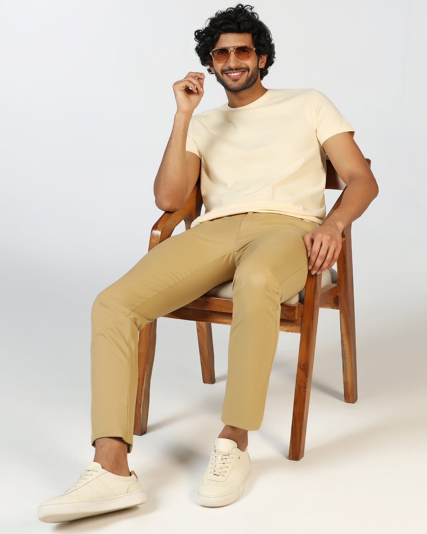 Khaki Solid Khakis - Mario