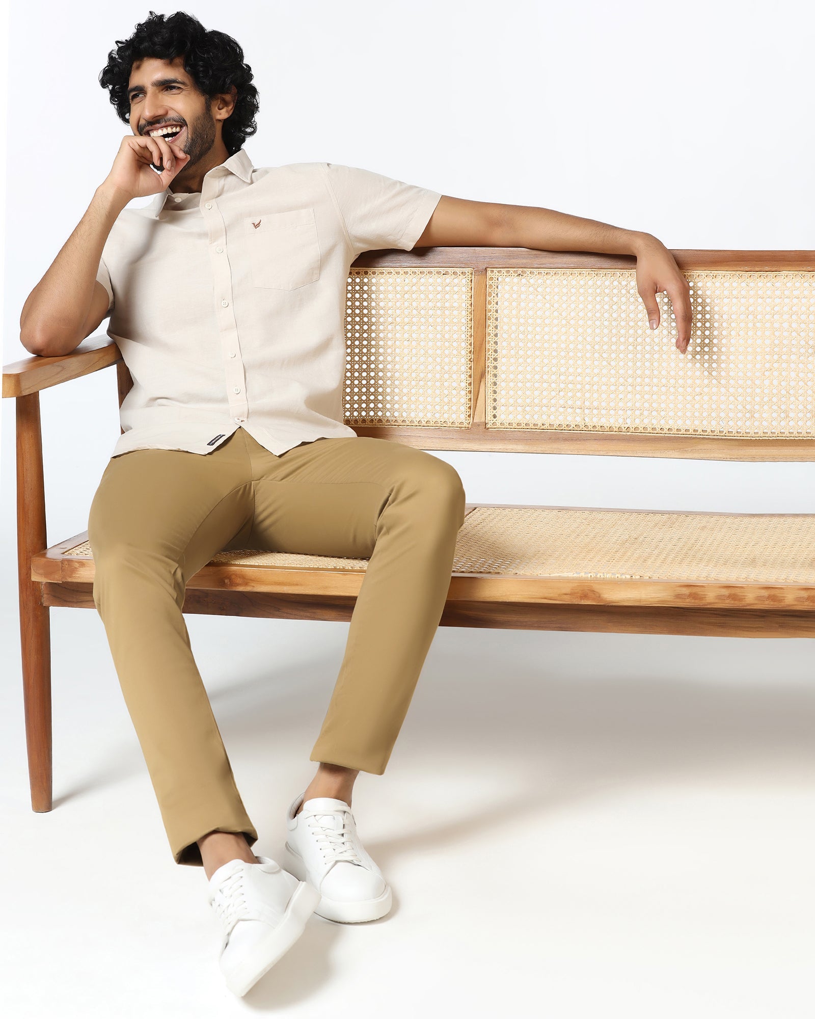 Khaki Solid Khakis - Mario