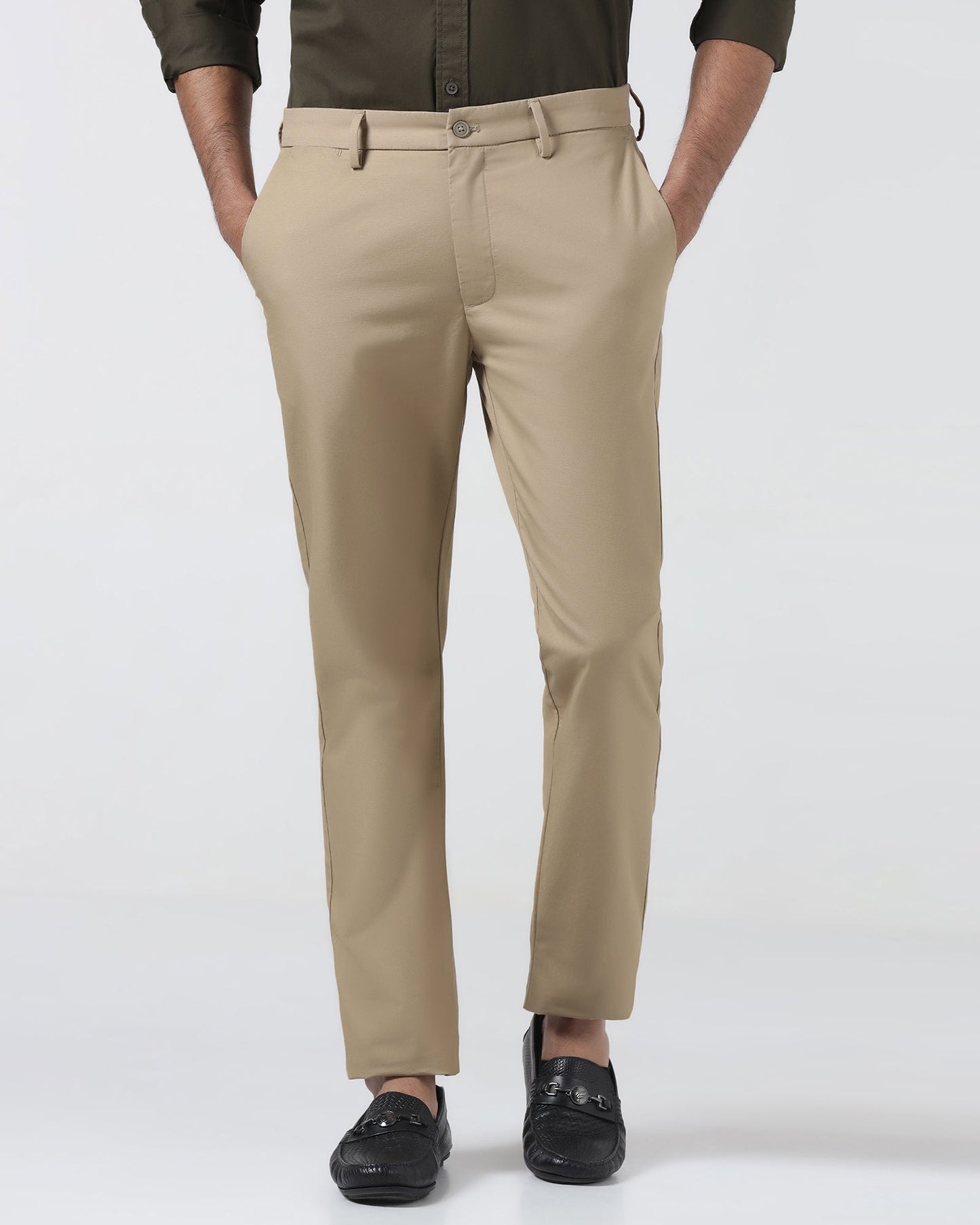 Khaki Textured Khakis - Oak