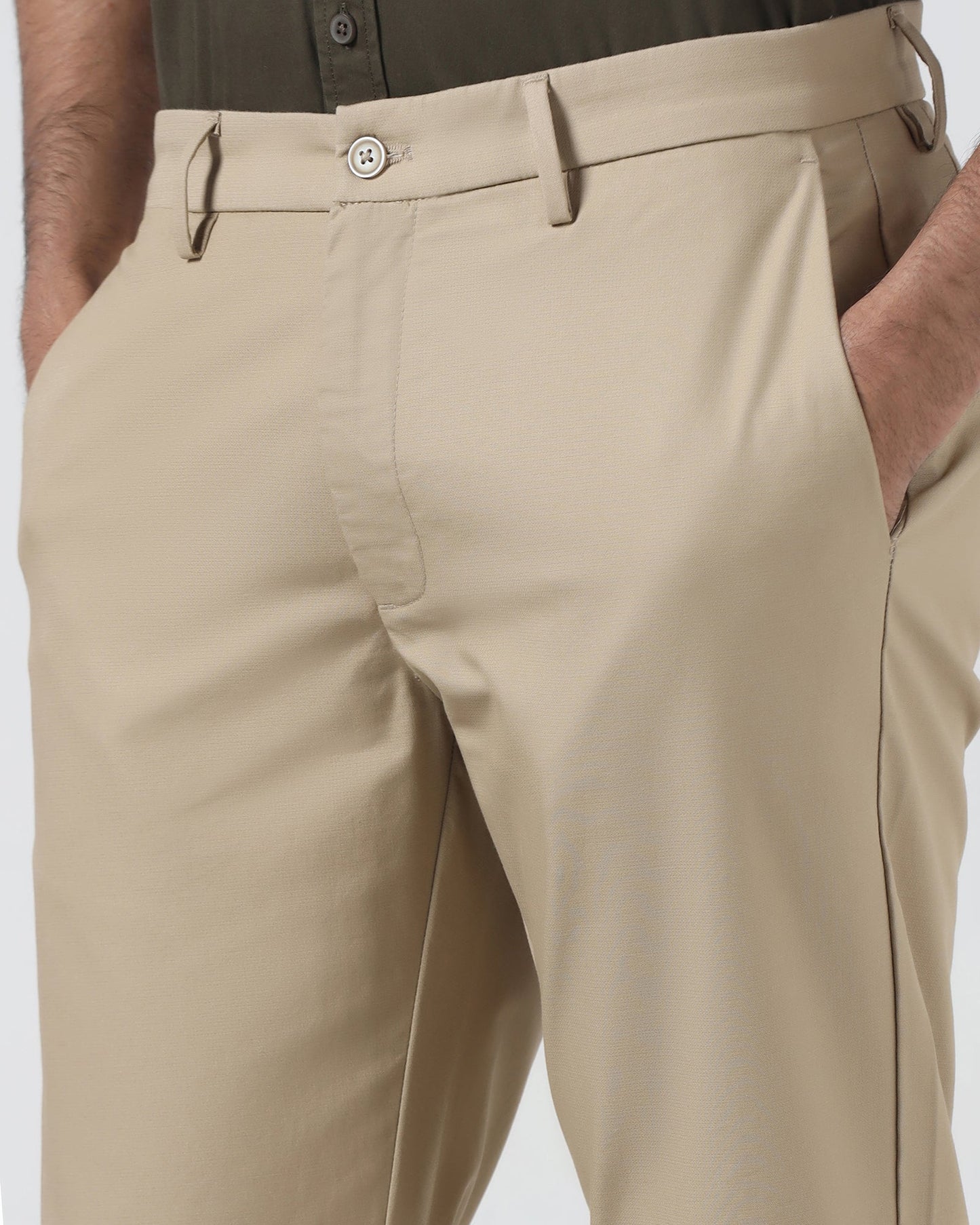 Khaki Textured Khakis - Oak