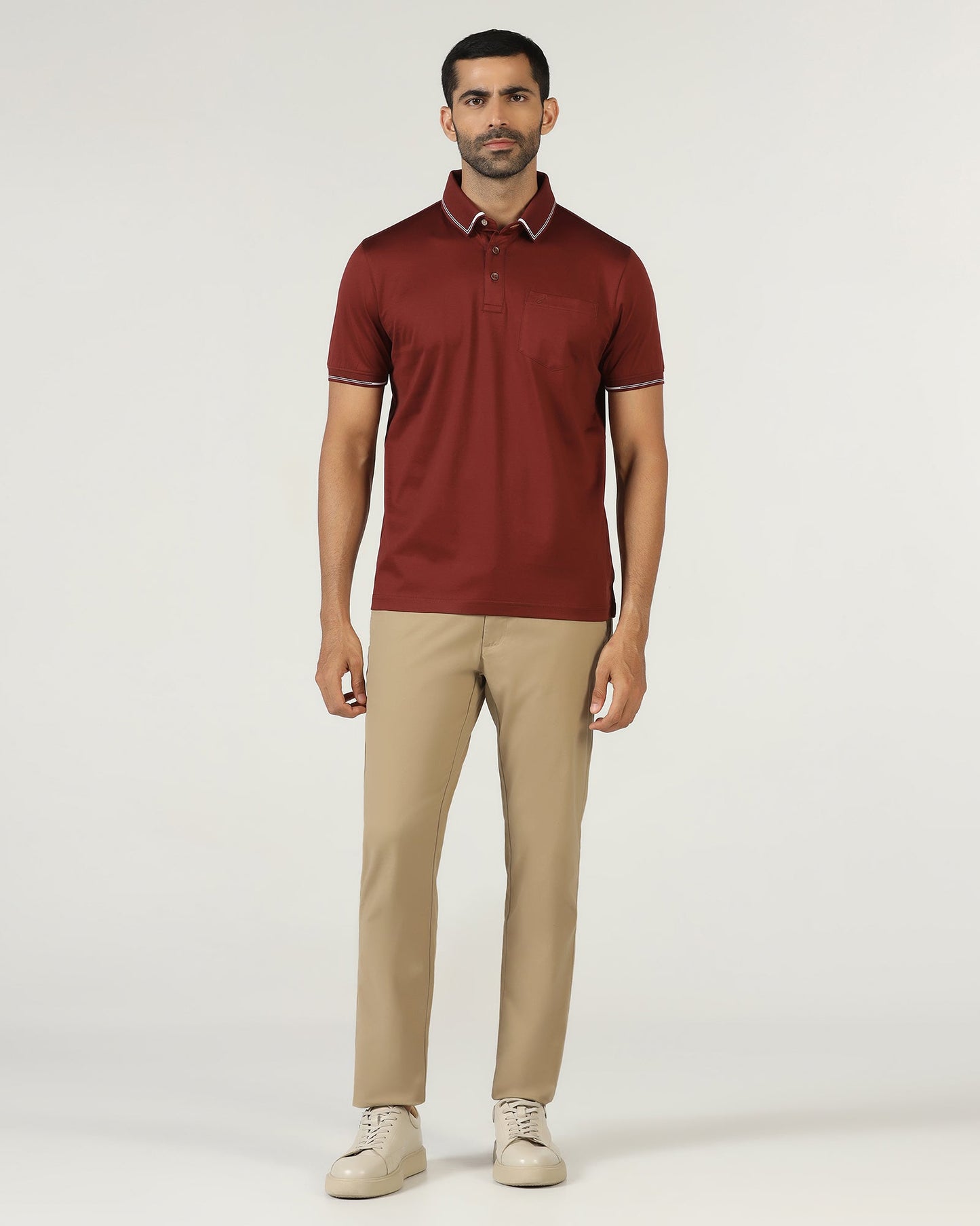 Khaki Textured Khakis - Karis