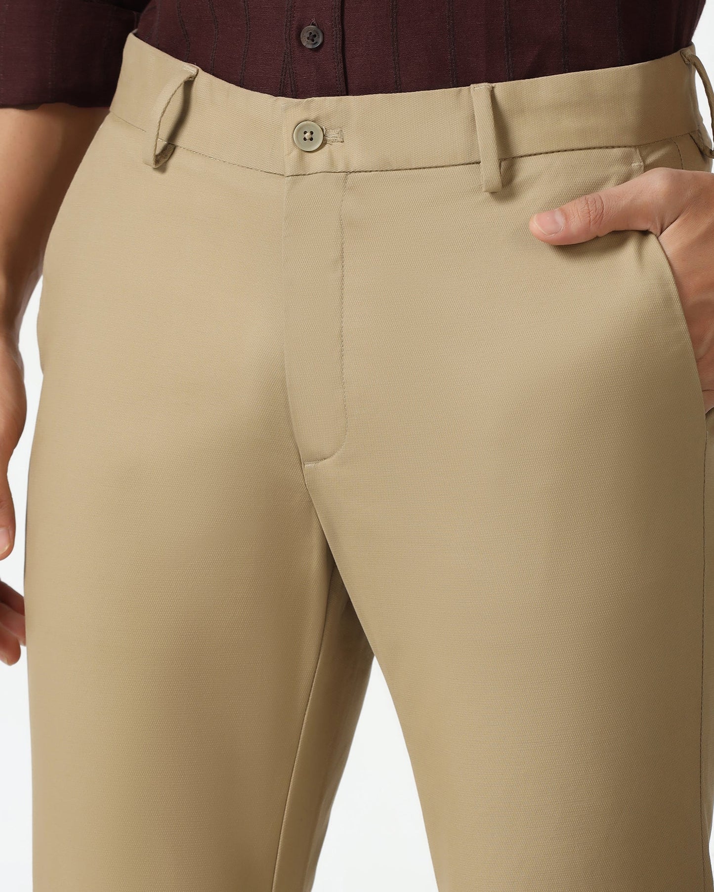 Khaki Textured Khakis - Murray