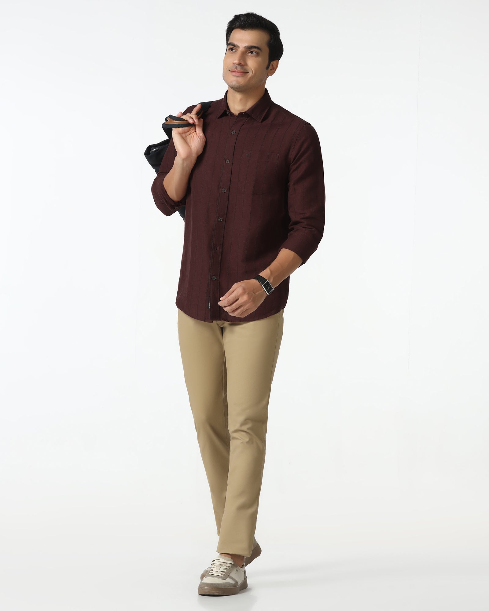 Khaki Textured Khakis - Murray