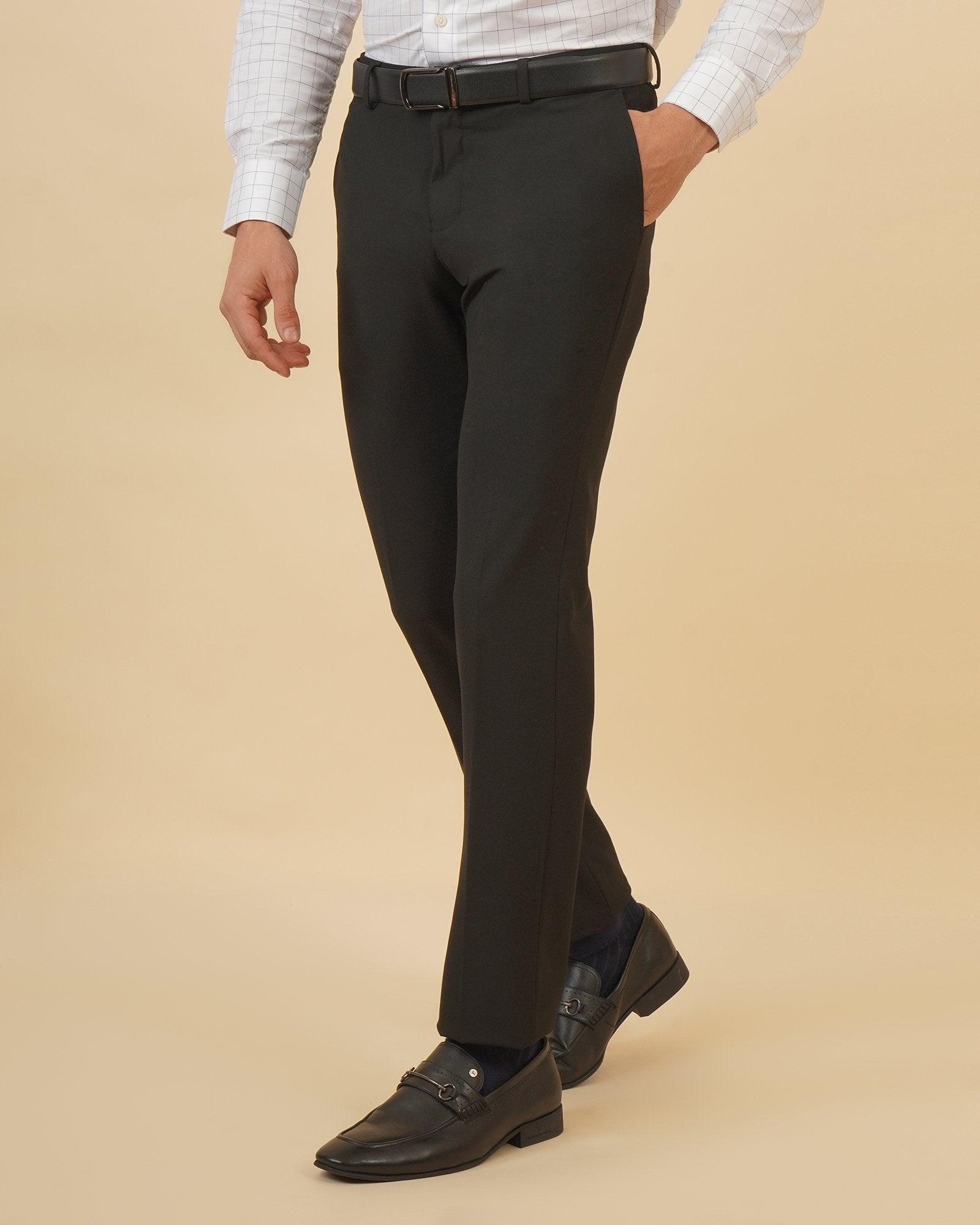 Kios Formal Classic Stretch Trouser In Black (B95 Fit)