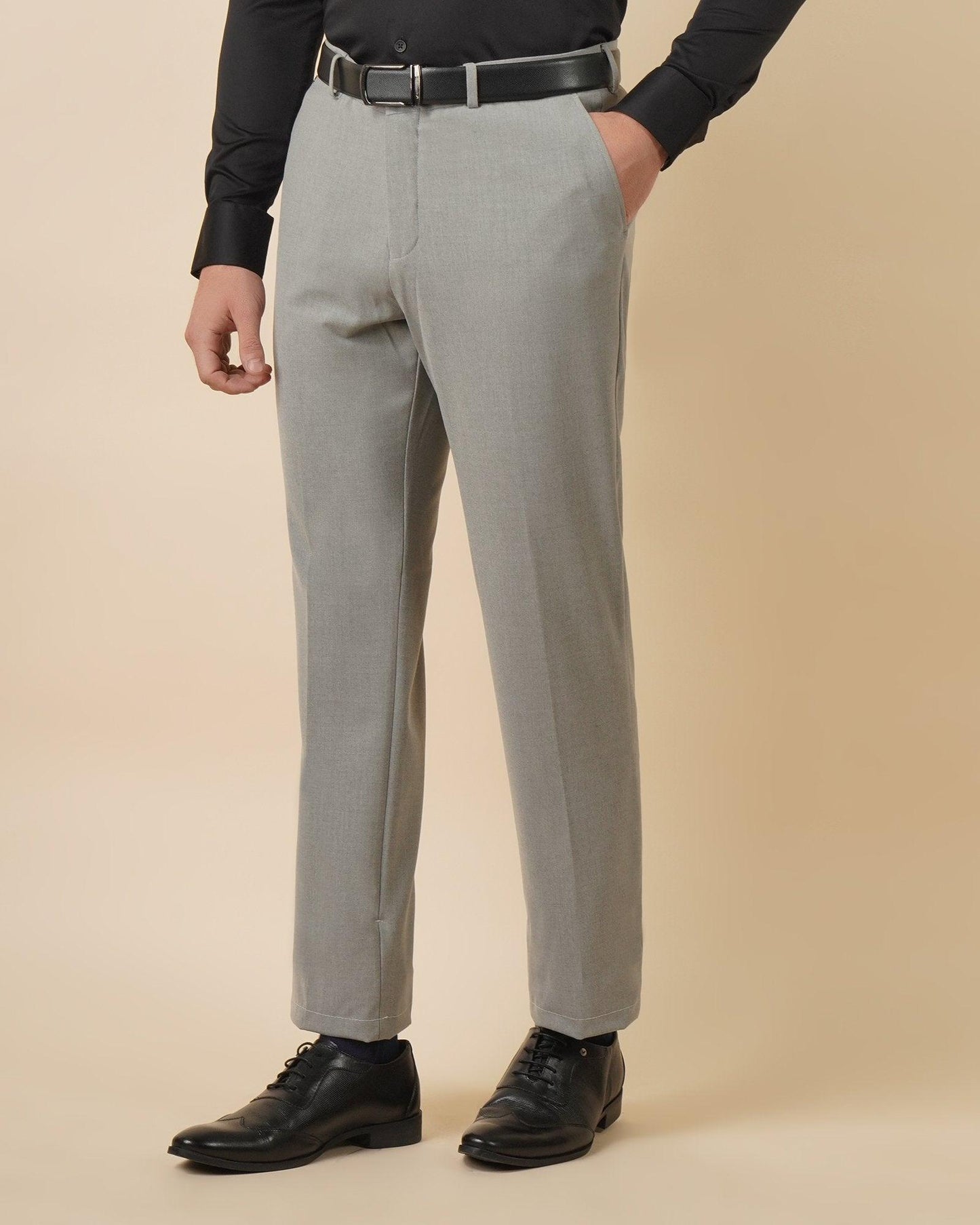 Kios Formal Classic Stretch Trouser In Light Grey (B90 Fit)