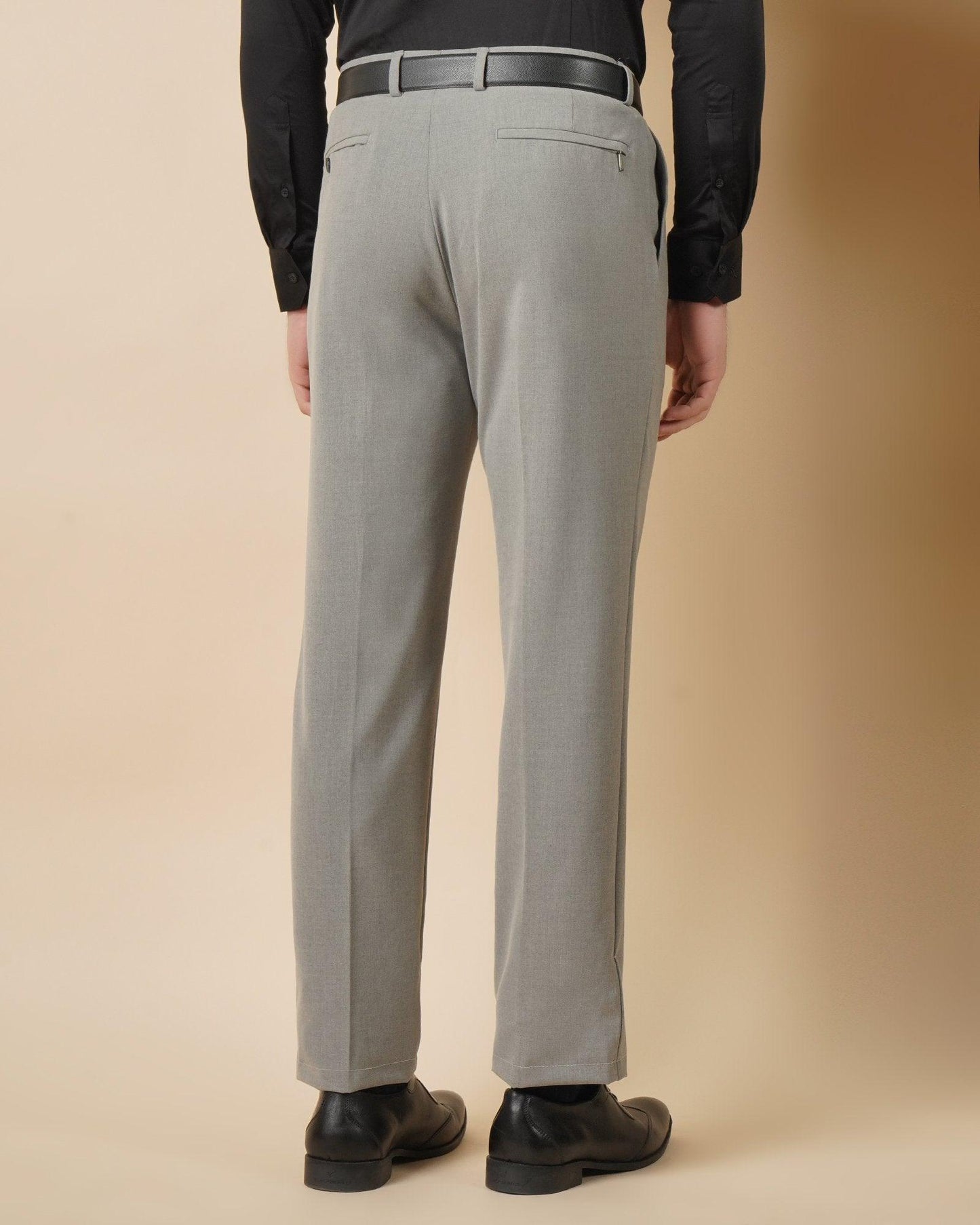 Kios Formal Classic Stretch Trouser In Light Grey (B90 Fit) - blackberrys-clothing