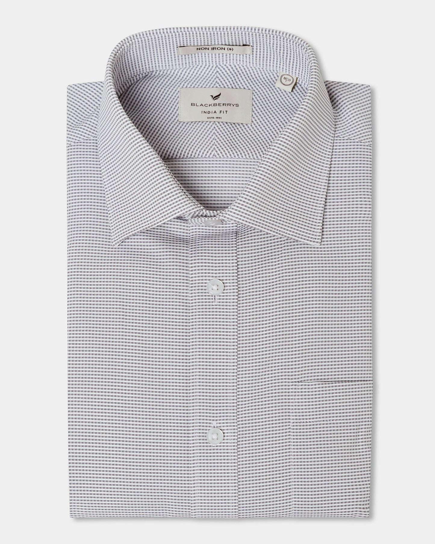 Lavender Non Iron Textured Shirt - Rise E