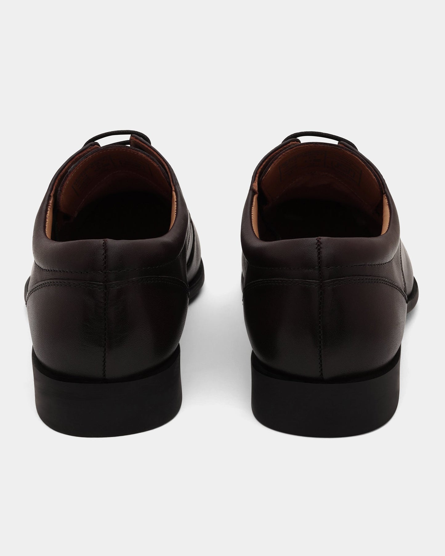 Leather Burgandy Solid Oxford Shoes- Antelope