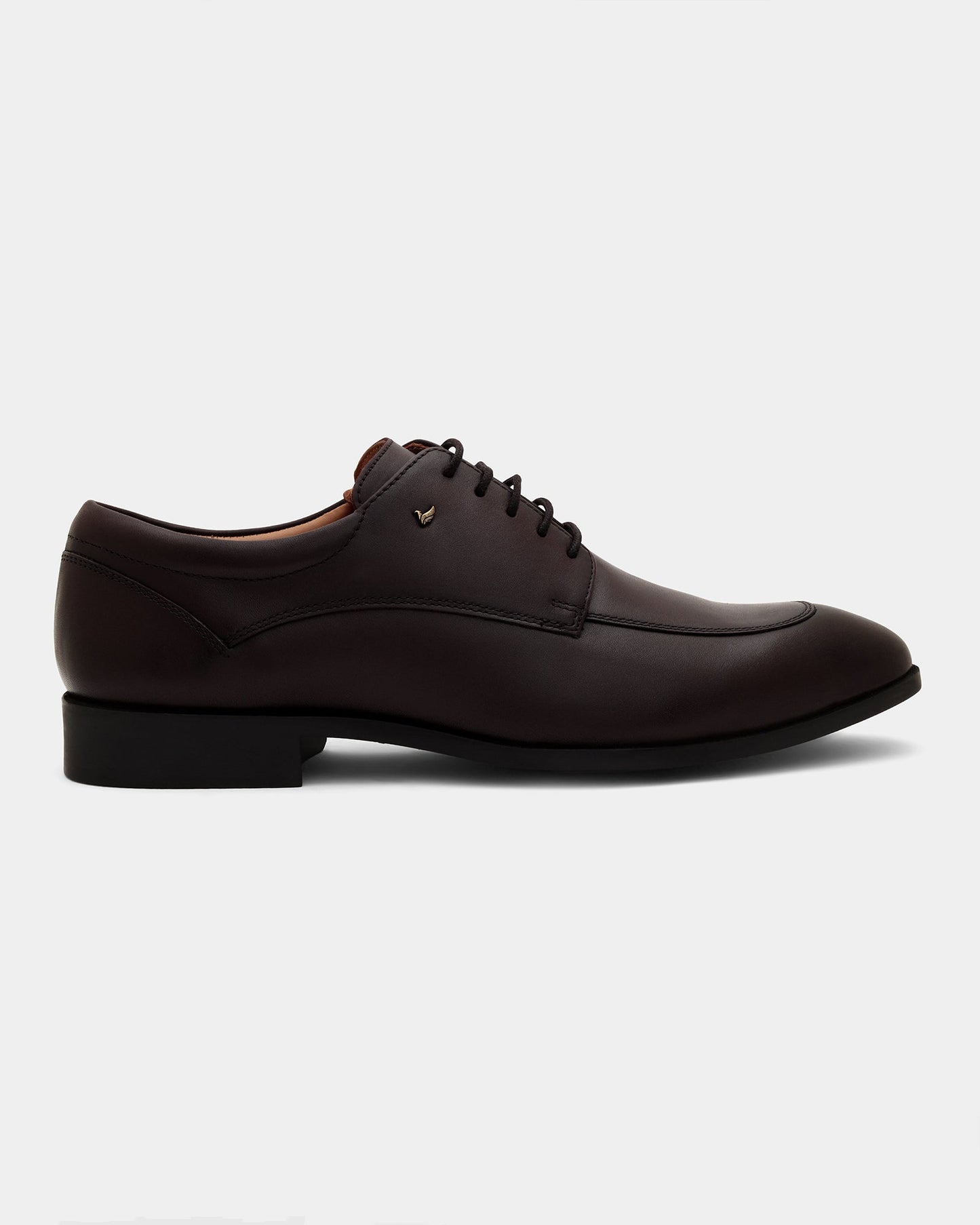 Leather Burgandy Solid Oxford Shoes- Antelope