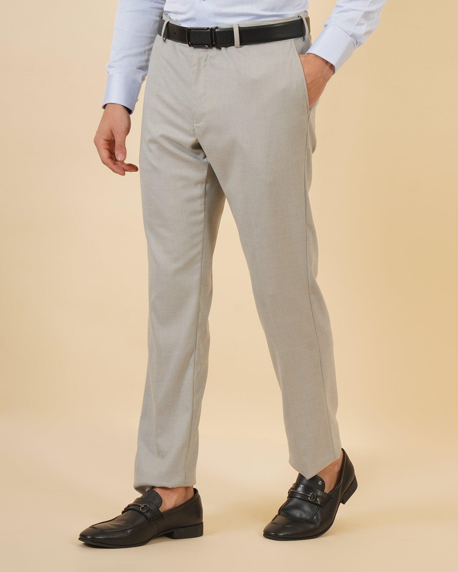 Leon Formal Classic Trouser In Light Grey (B9 Fit)