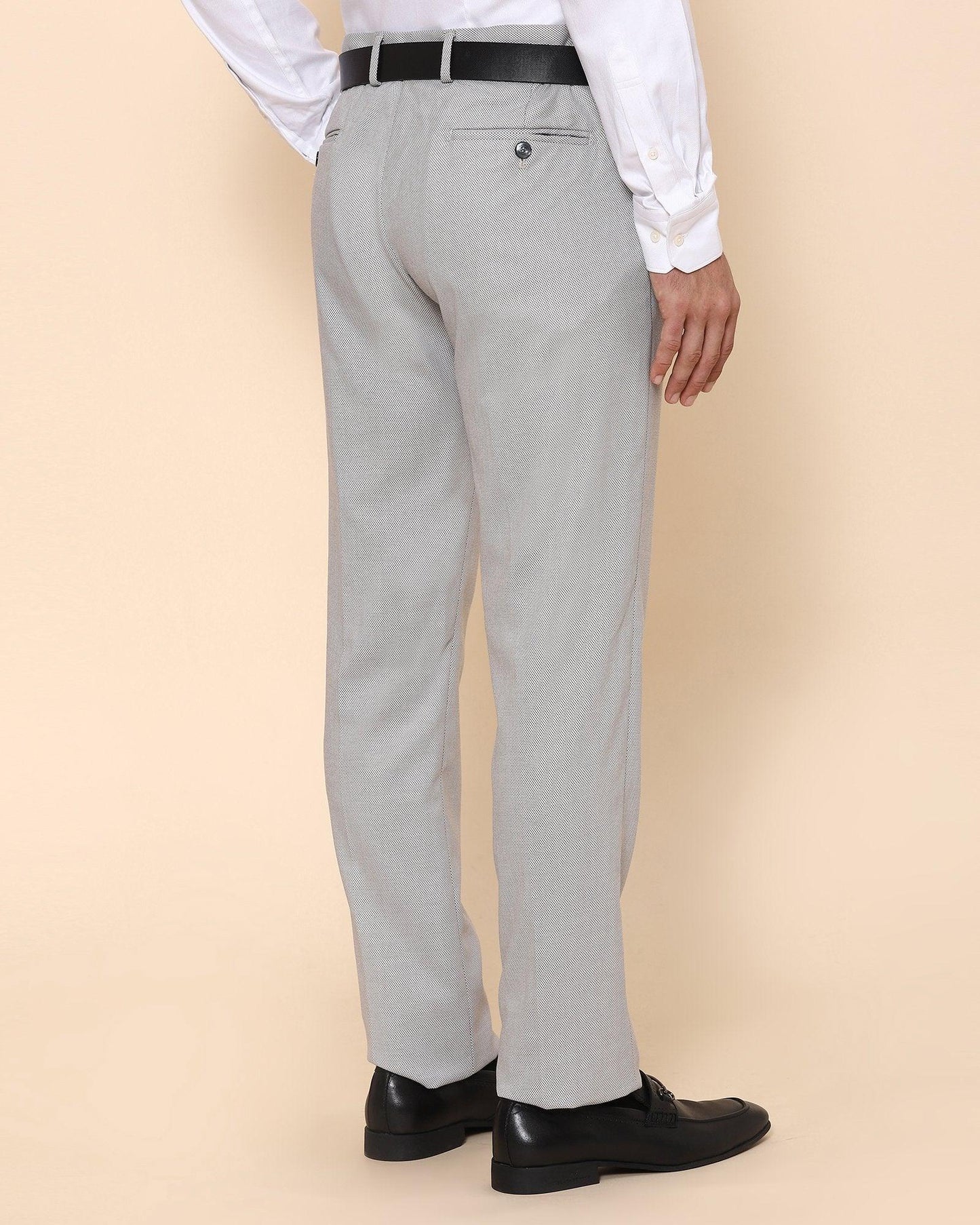 Leon Formal Classic Trouser In Light Grey (B91 Fit) - blackberrys-clothing
