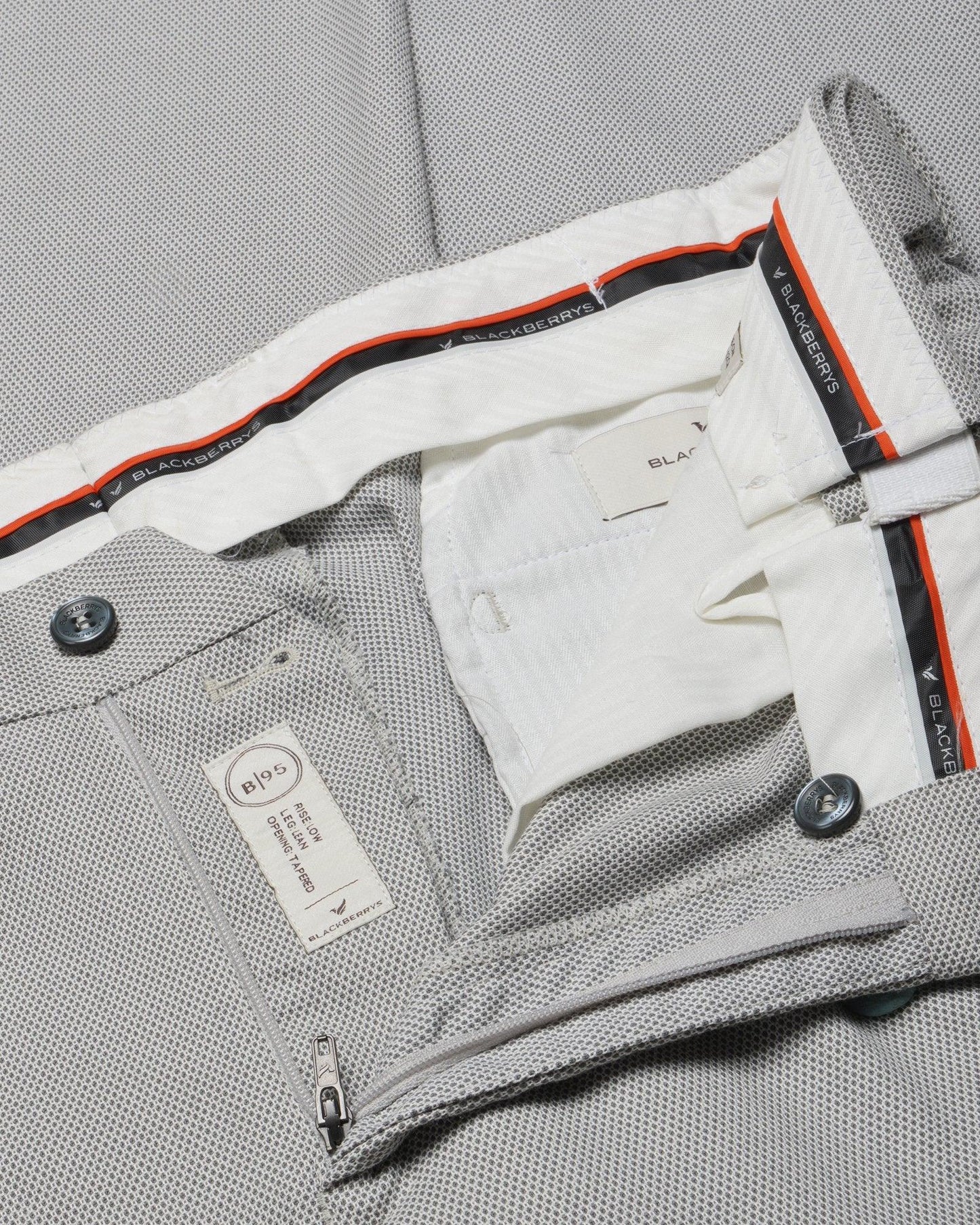 Leon Formal Classic Trouser In Light Grey (B91 Fit) - blackberrys-clothing