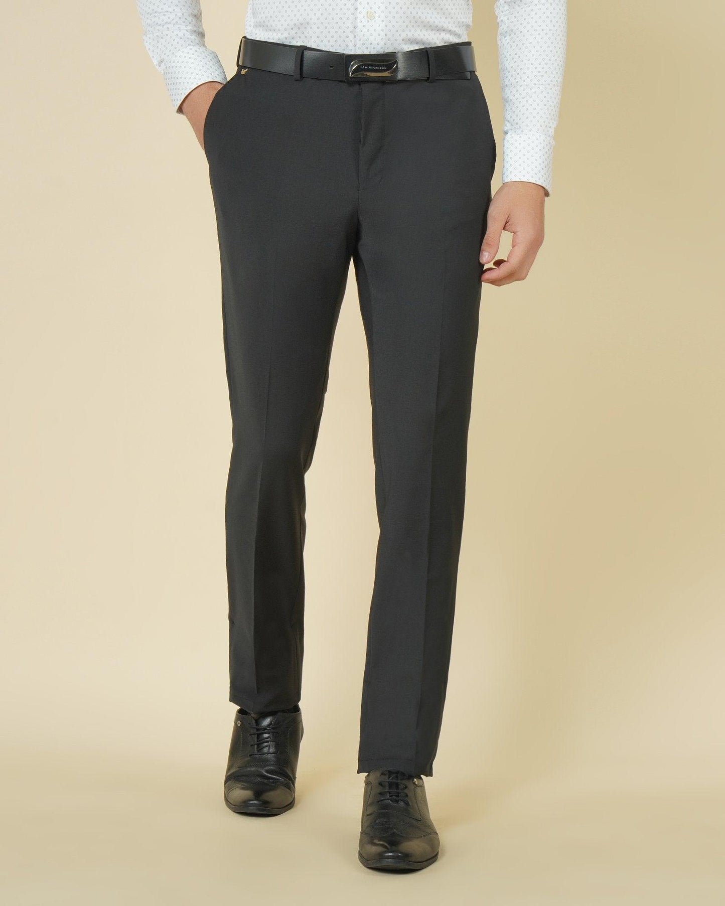 Lewis Formal Premium Stretch Trouser In Black (B95 Fit)