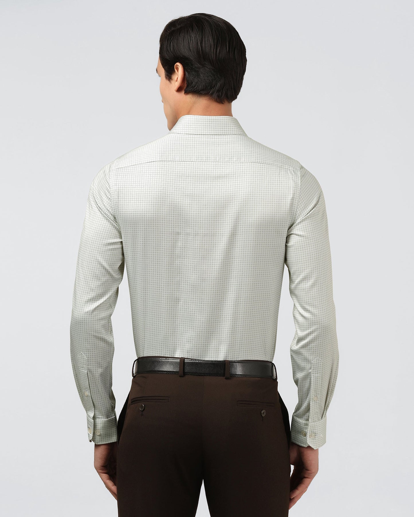 Light Green Printed Shirt - Tiffany
