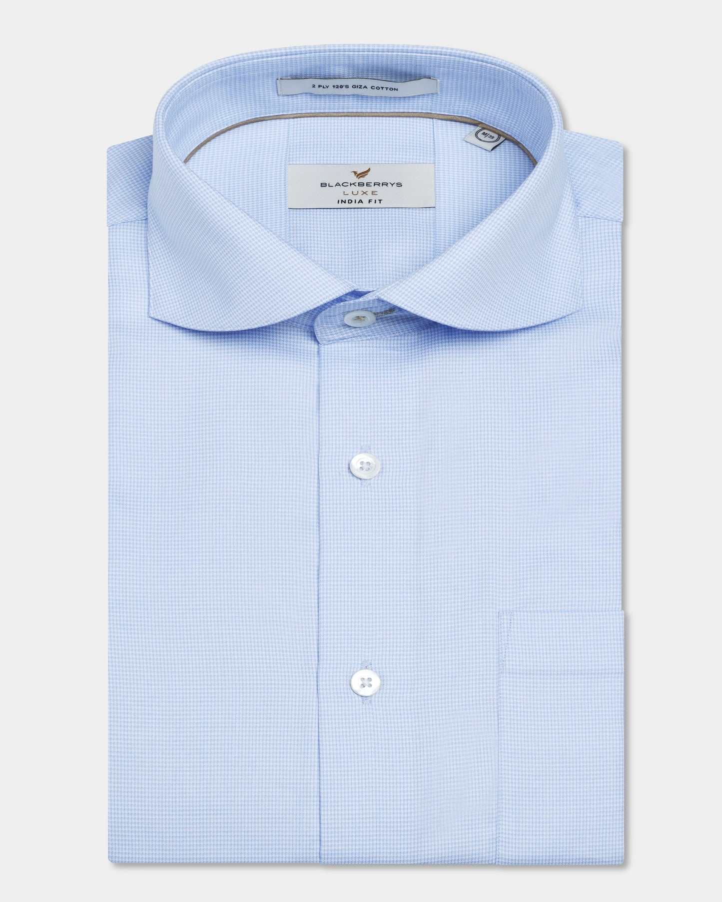 Light Blue Luxe Check Shirt - Guide
