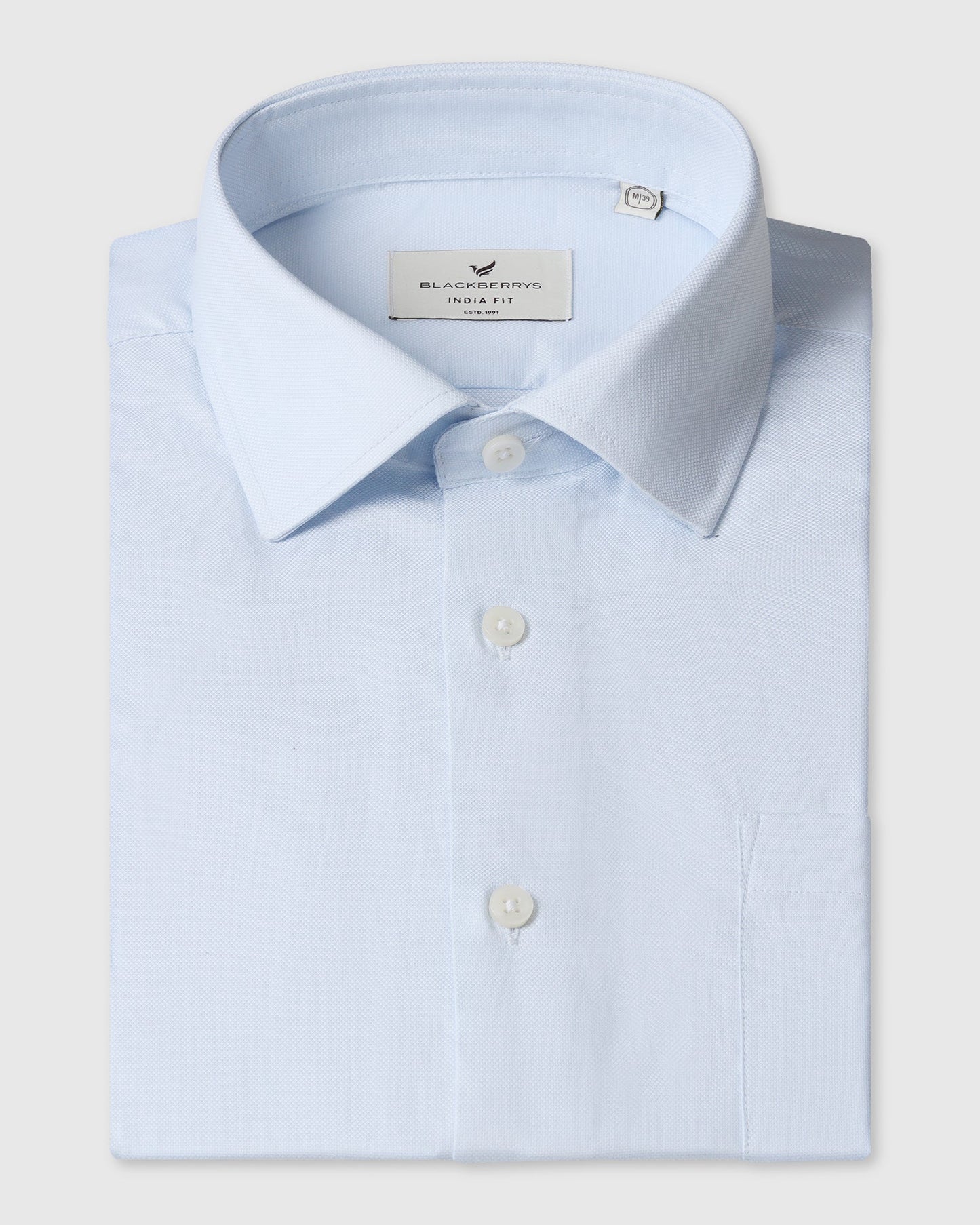 Light Blue Solid Shirt - Rally