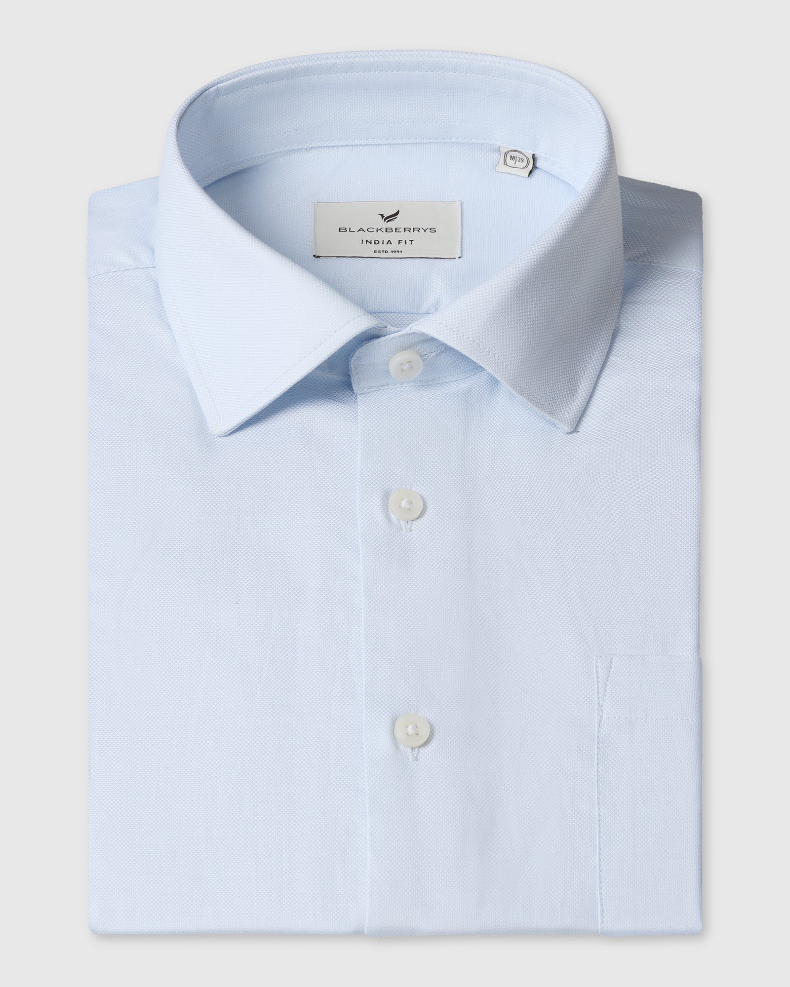 Light Blue Solid Shirt - Rally