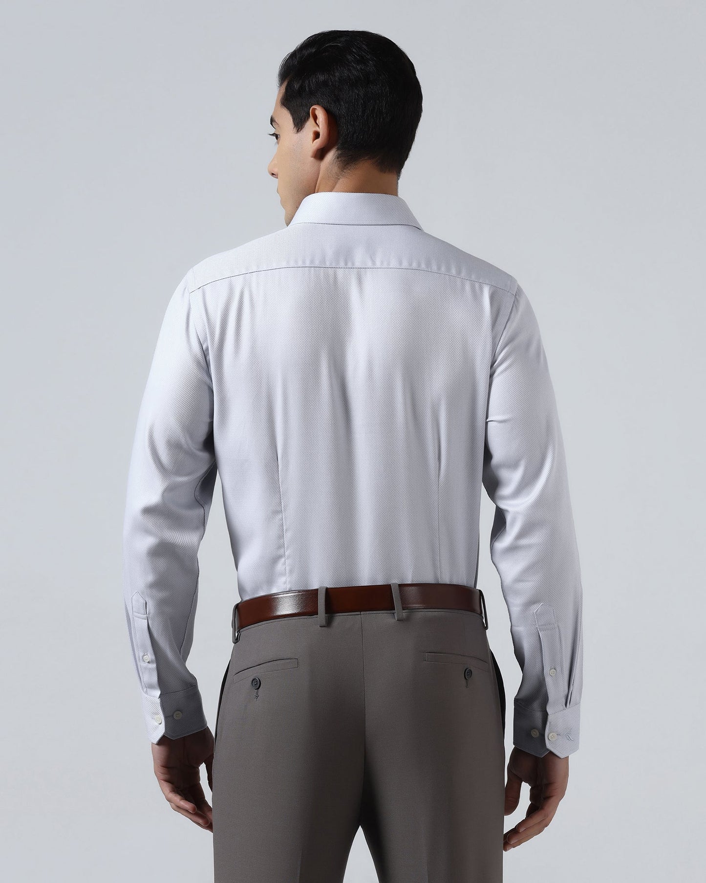 Light Blue Textured Shirt - Quinn