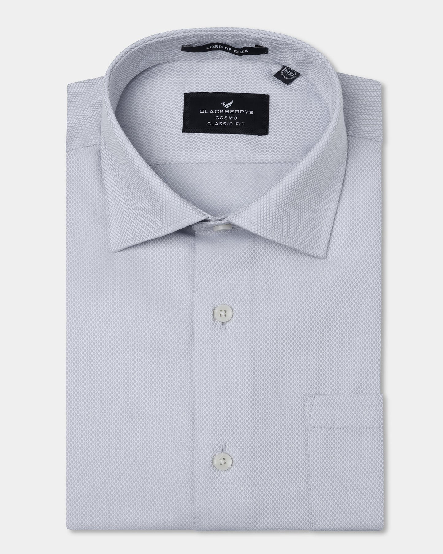 Light Blue Textured Shirt - Quinn