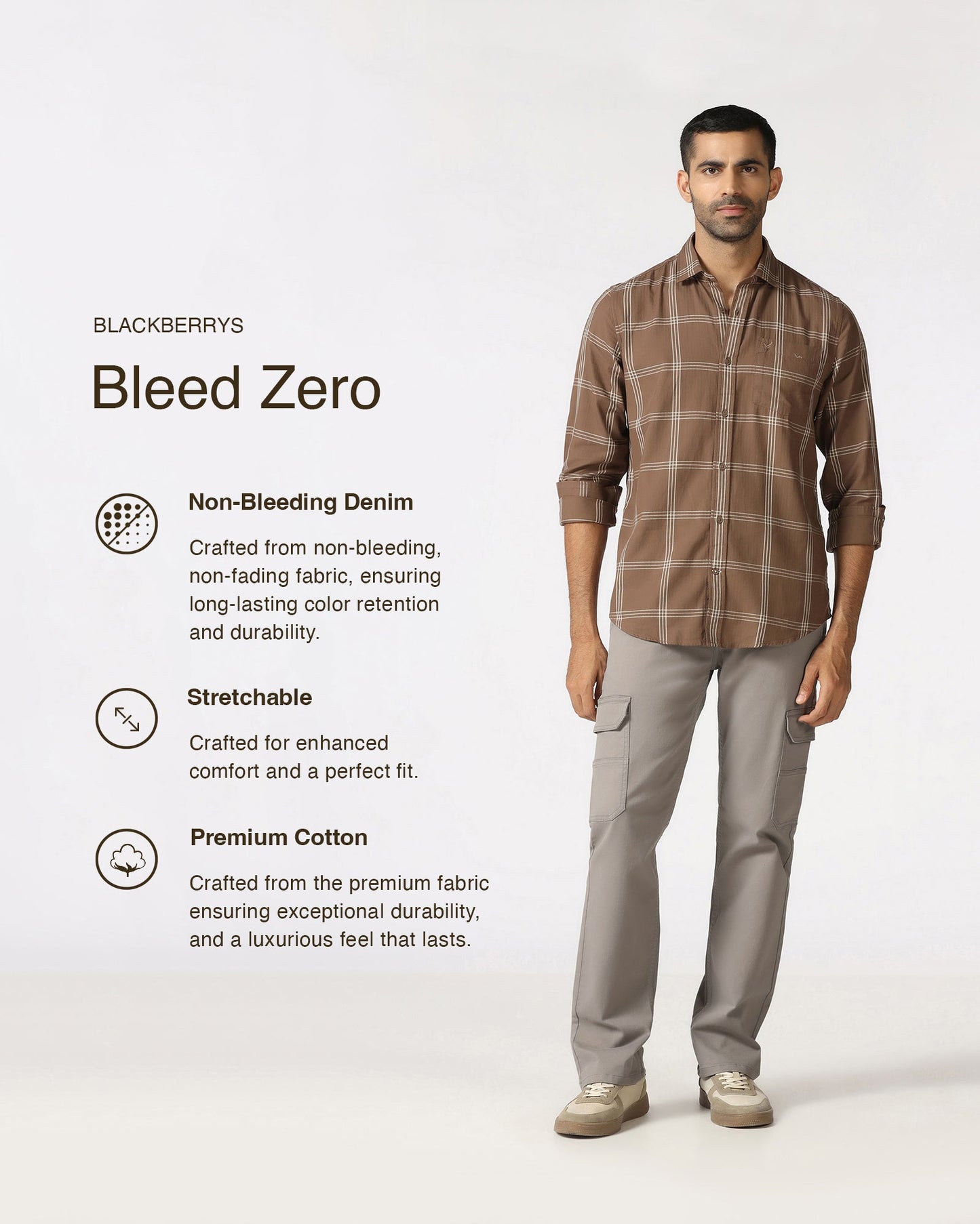 Light Grey Bleed Zero Straight Comfort Jeans - Hans