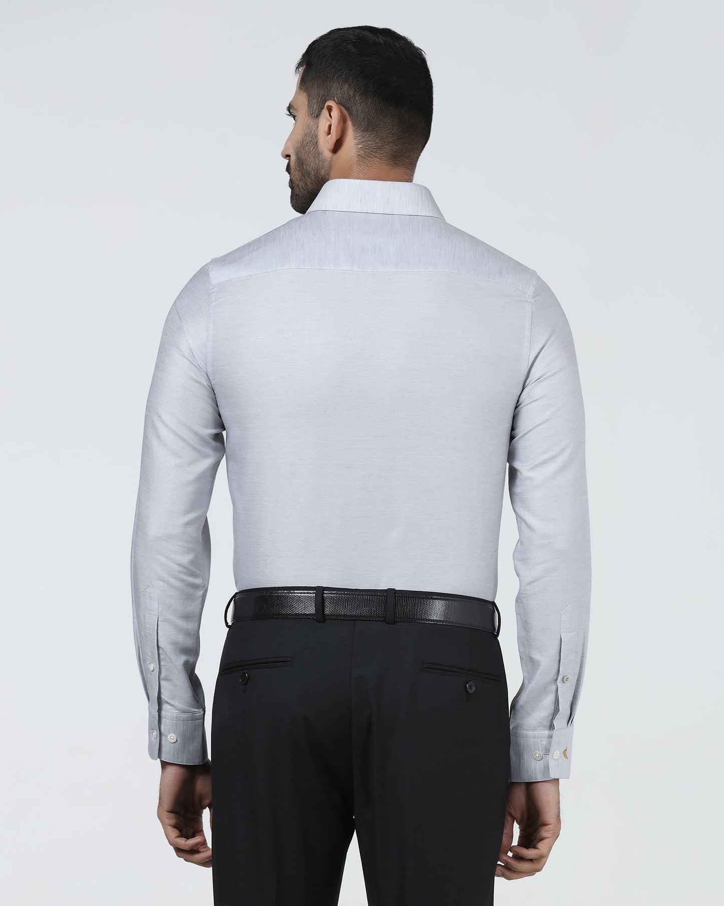 Light Grey Luxe Solid Shirt - Pilot