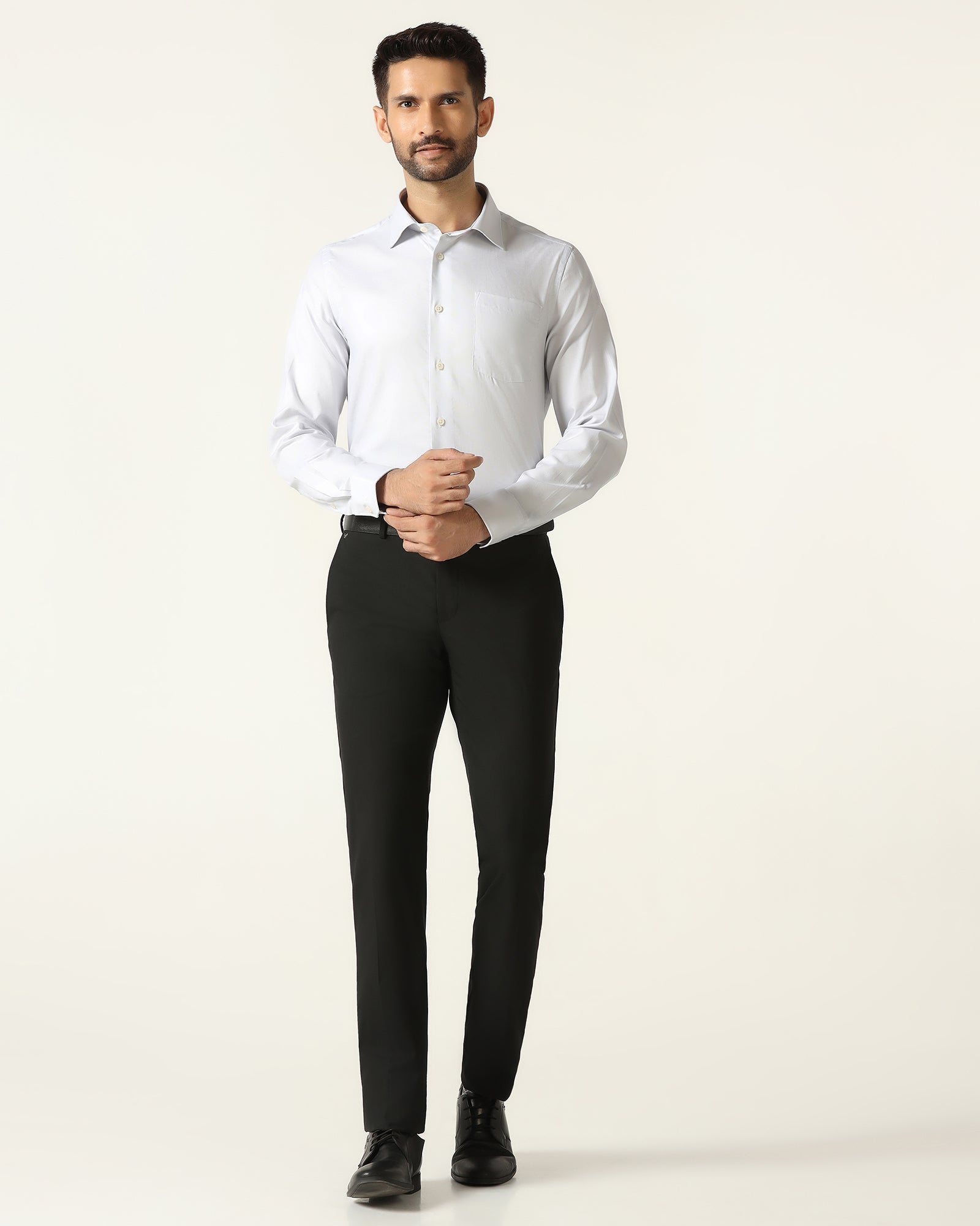 Light Grey Solid Shirt - Rally