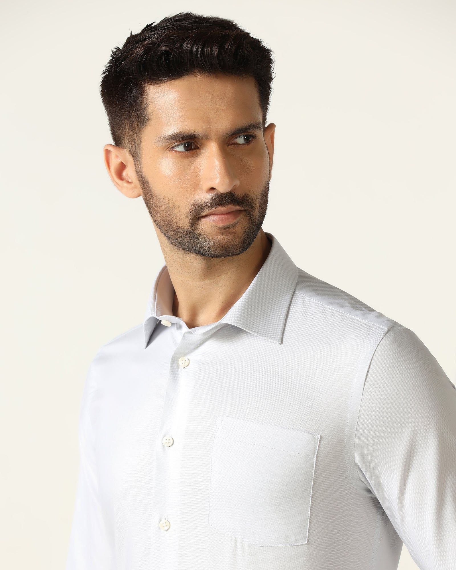 Light Grey Solid Shirt - Rally