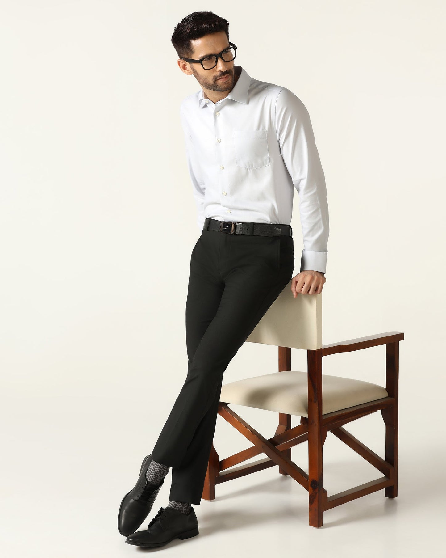 Light Grey Solid Shirt - Rally