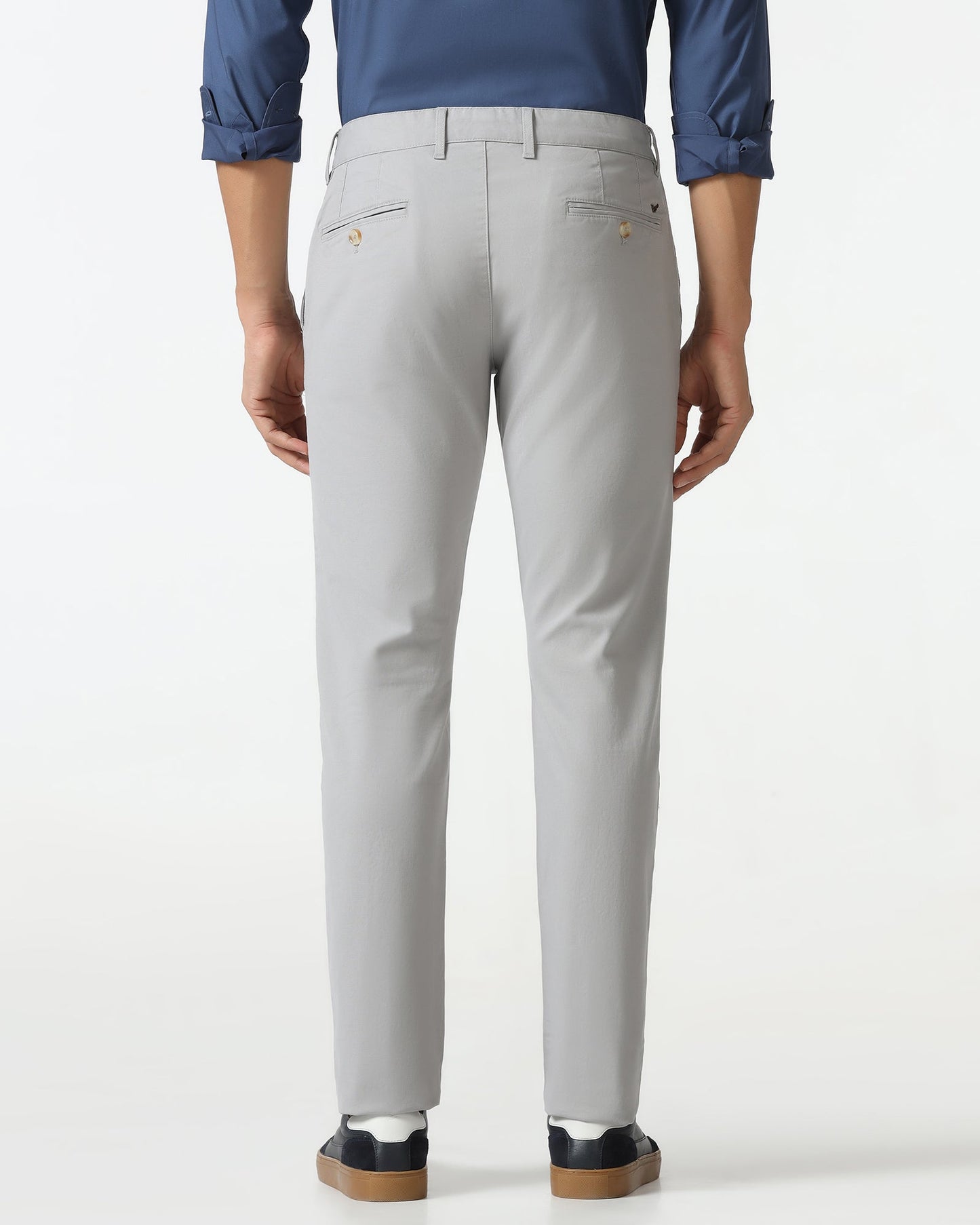 Light Grey Textured Khakis - Kary