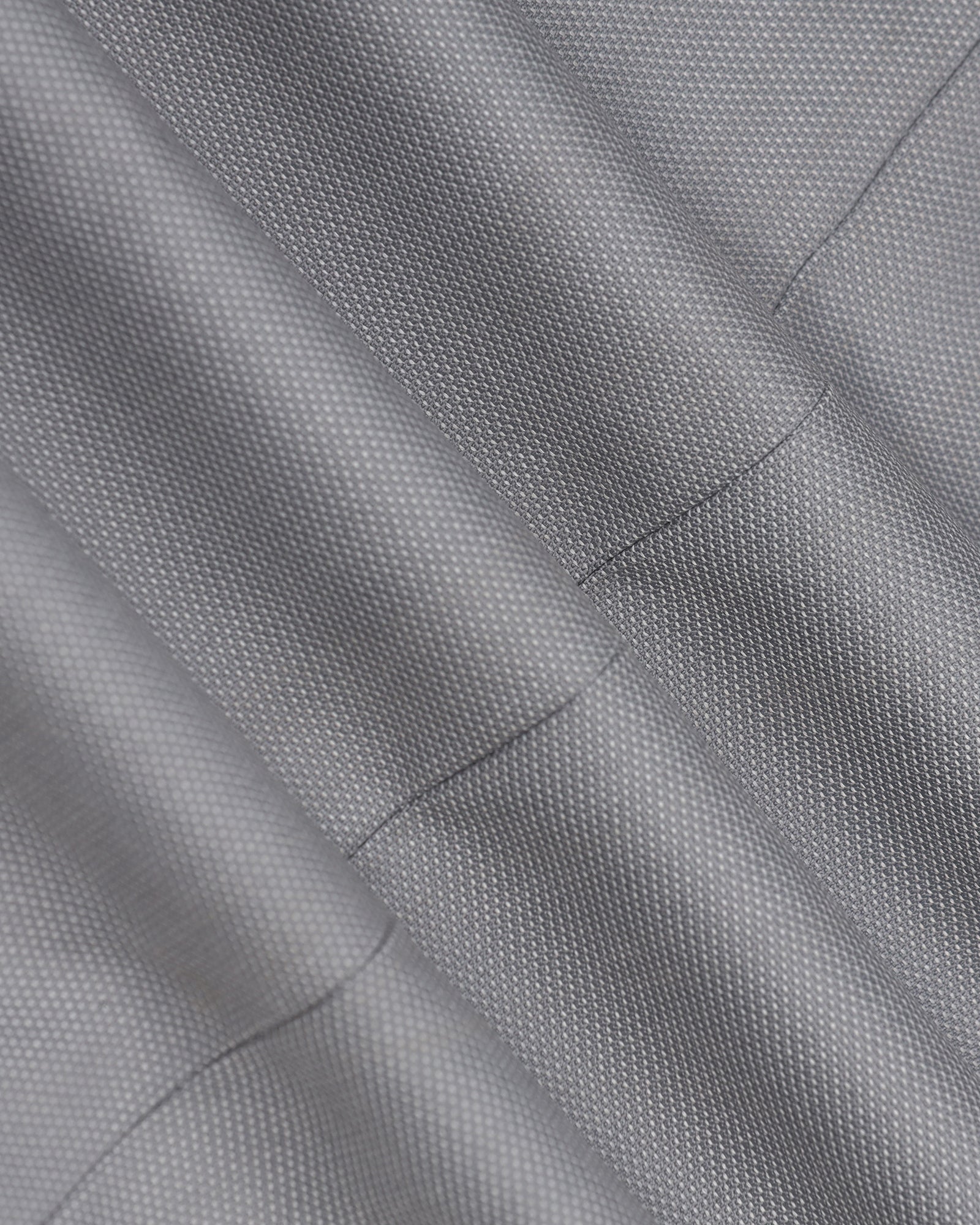Light Grey Textured Trouser - Monk