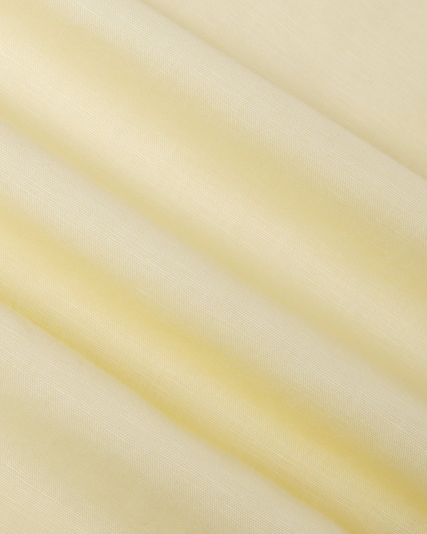 Light Yellow Linen Solid Shirt - Cleo