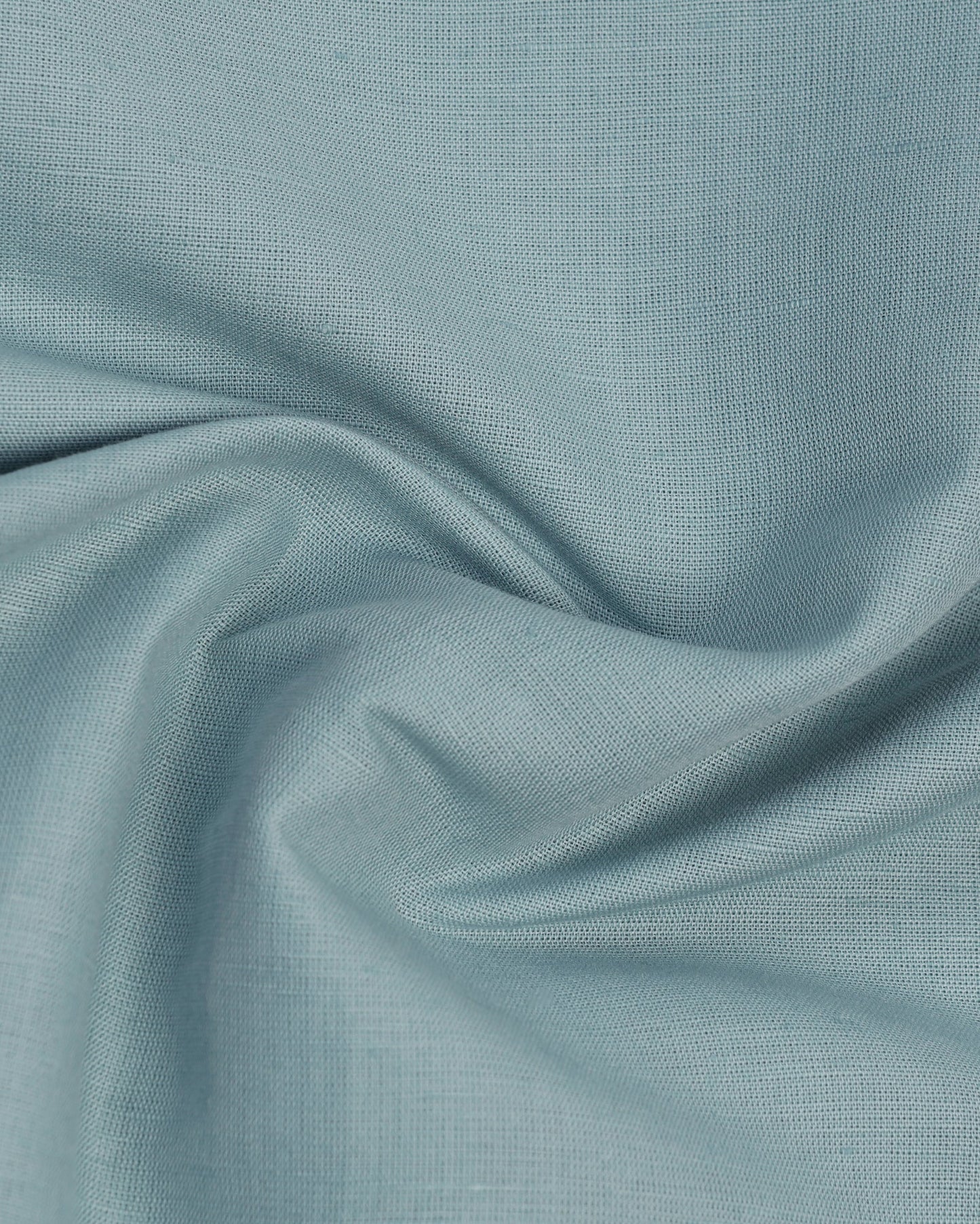 Linen Casual Green Solid Shirt - Salmon