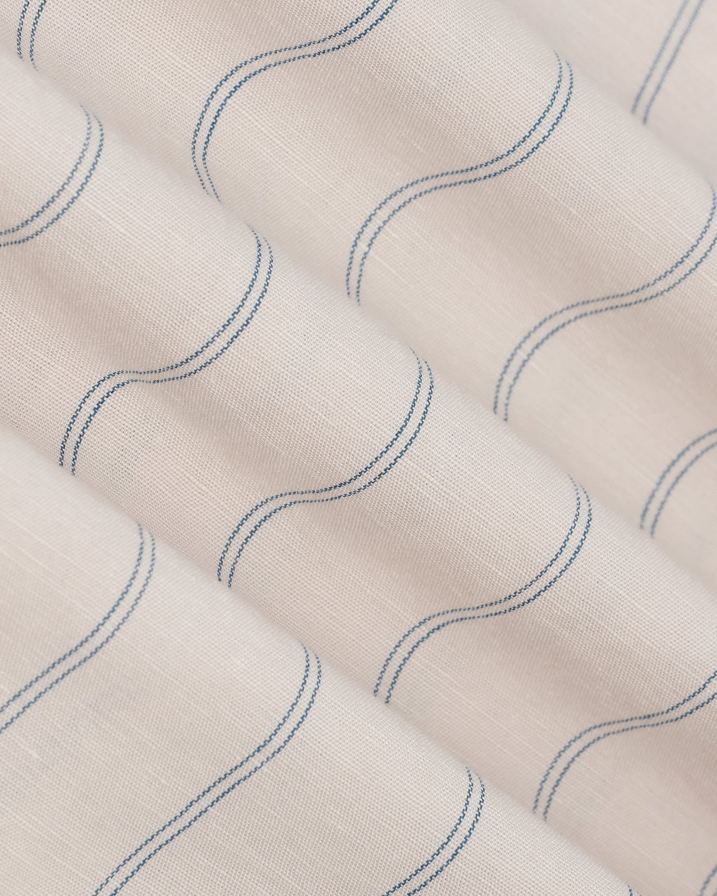 Linen Casual Ecru Stripe Shirt - Darcom