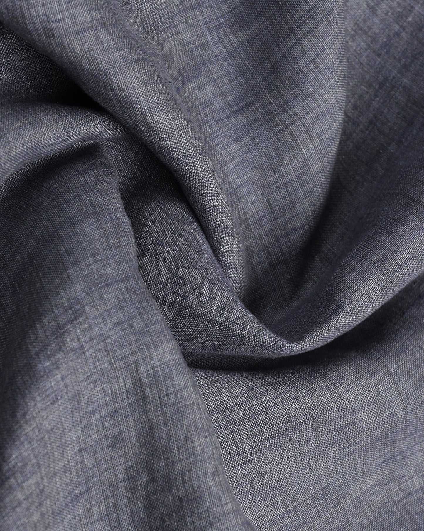Linen Casual Grey Solid Shirt - Bayek