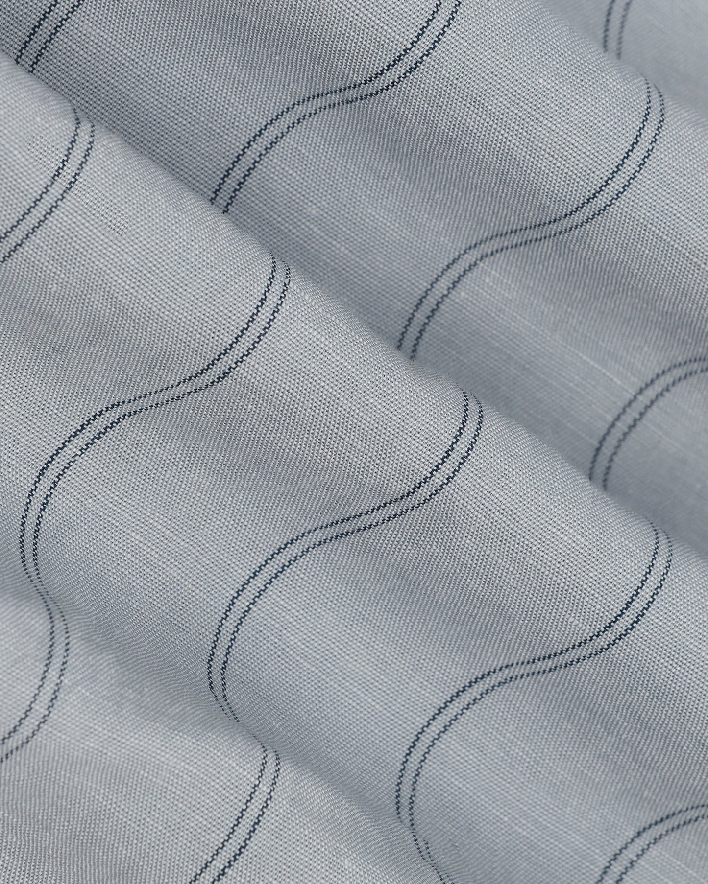 Linen Casual Grey Stripe Shirt - Darcom