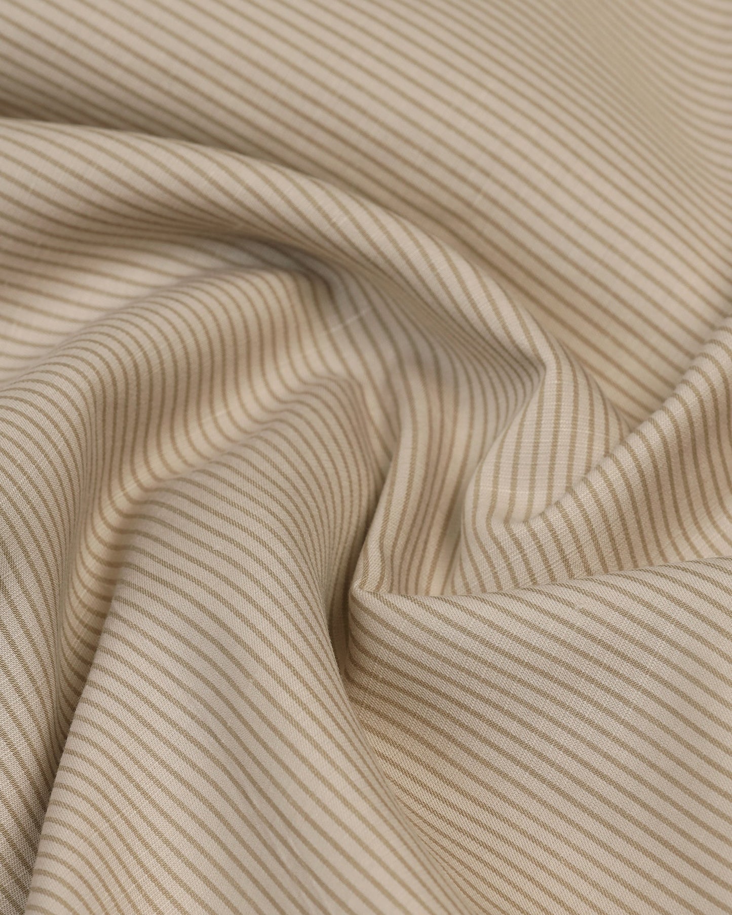 Linen Formal Ecru Stripe Shirt - Savoy