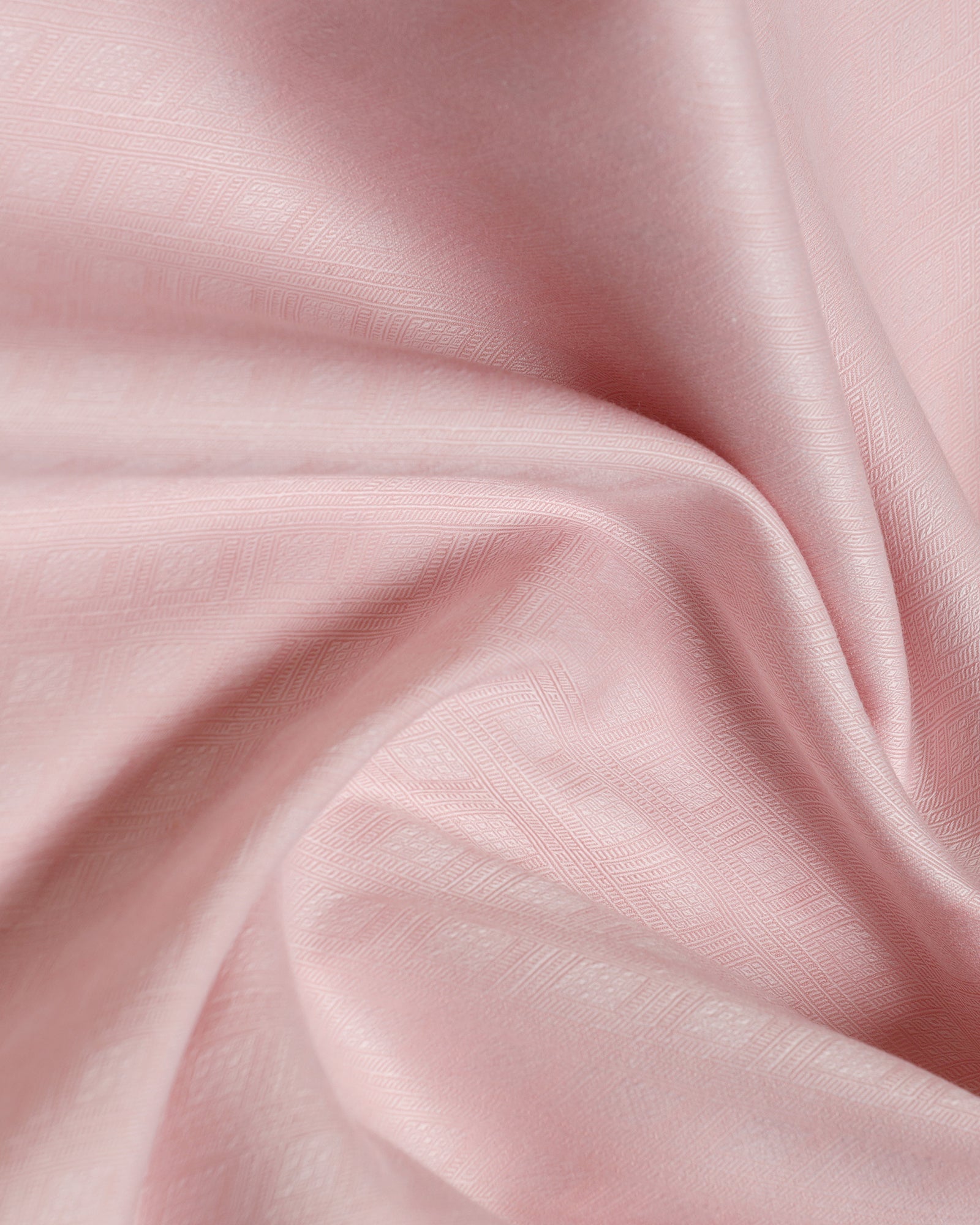 Luxe Formal Peach Jacquard Shirt - Castle