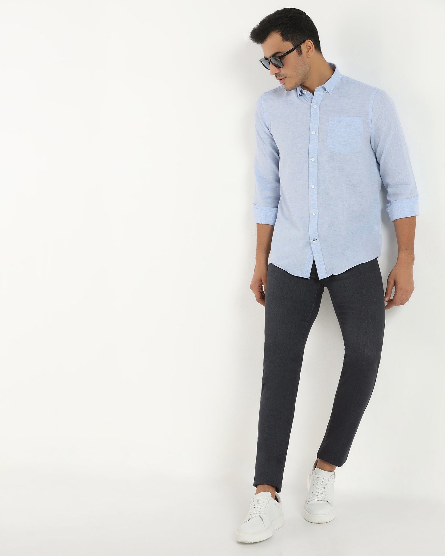 Luxe Slim Yonk Fit Grey Jeans - Brink