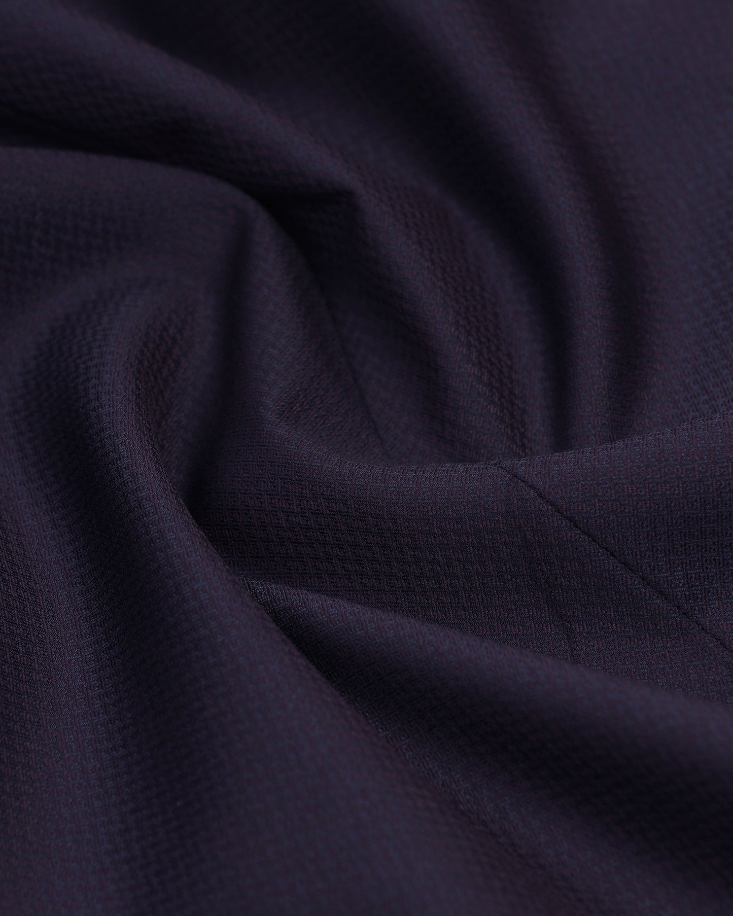 Luxe Three Piece Purple Textured Formal Suit - Garcia