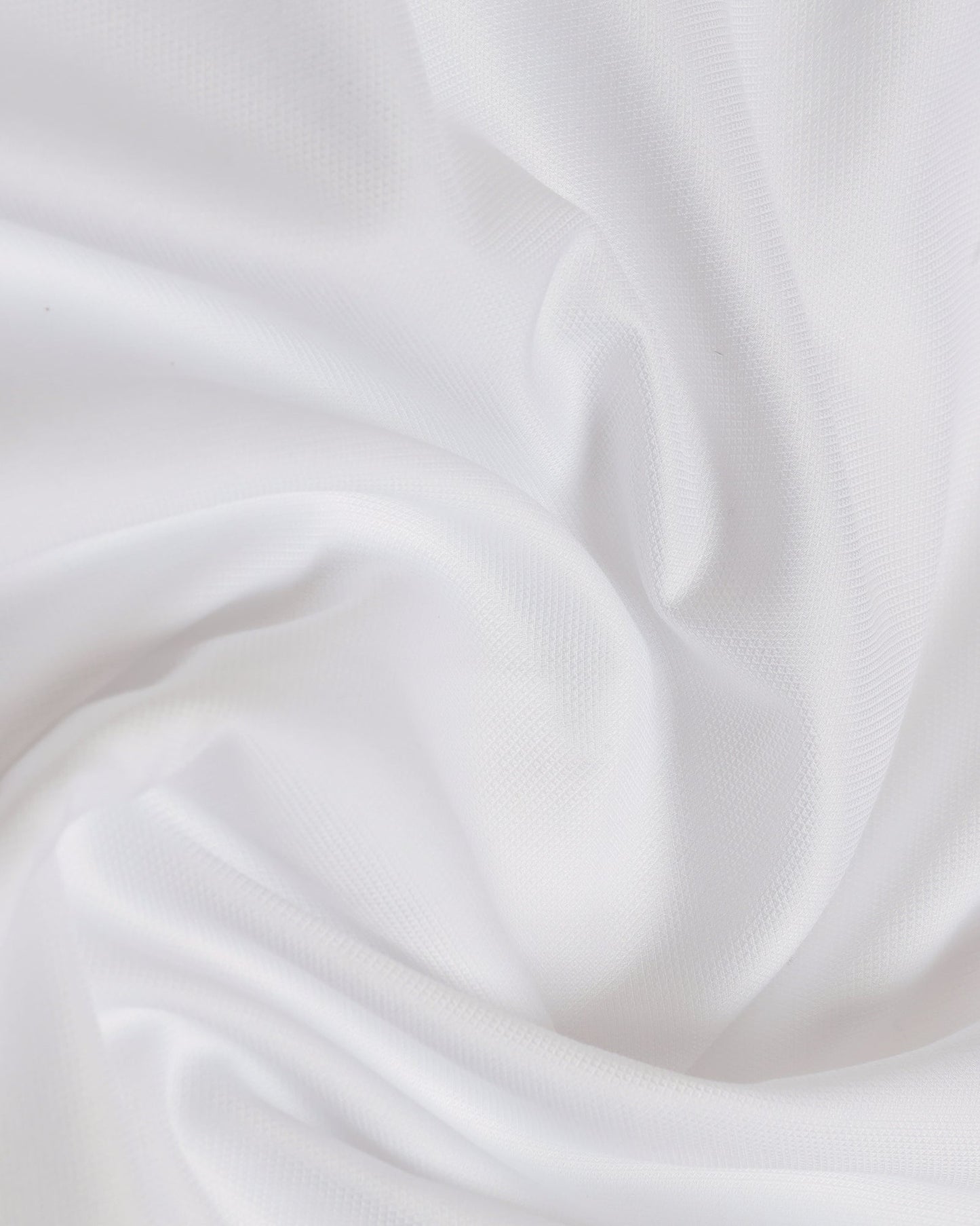 Formal Super White Textured Shirt - Kite