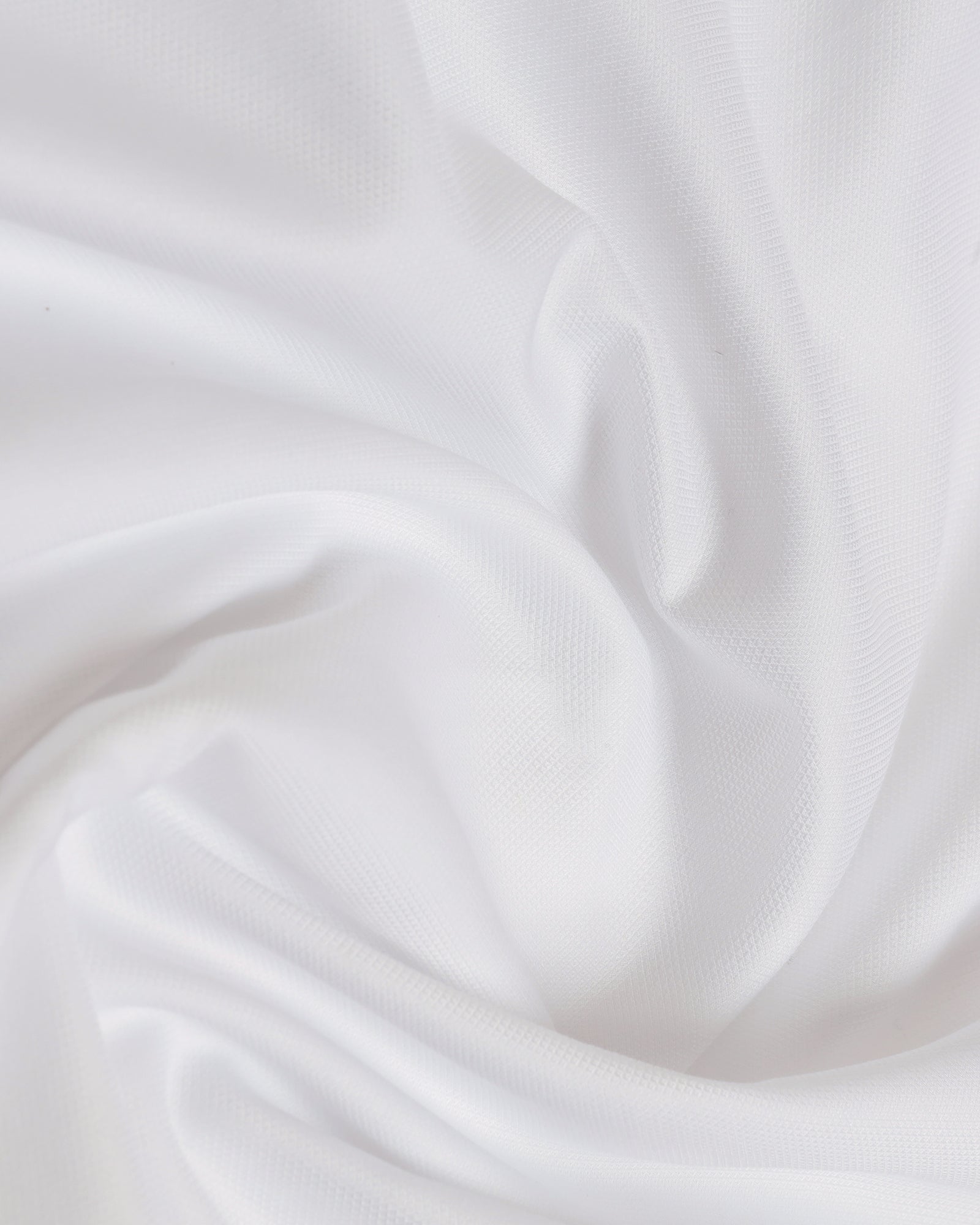 Formal Super White Textured Shirt - Kite