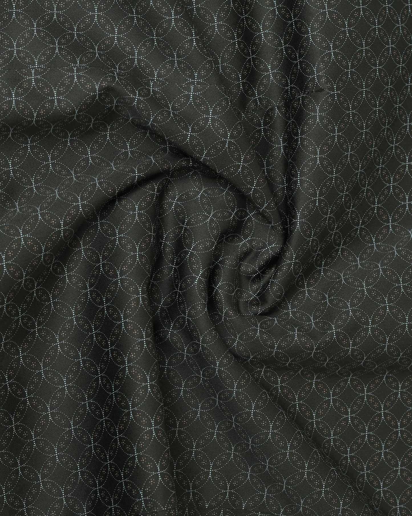 Dark Olive Printed Shirt - Cloud