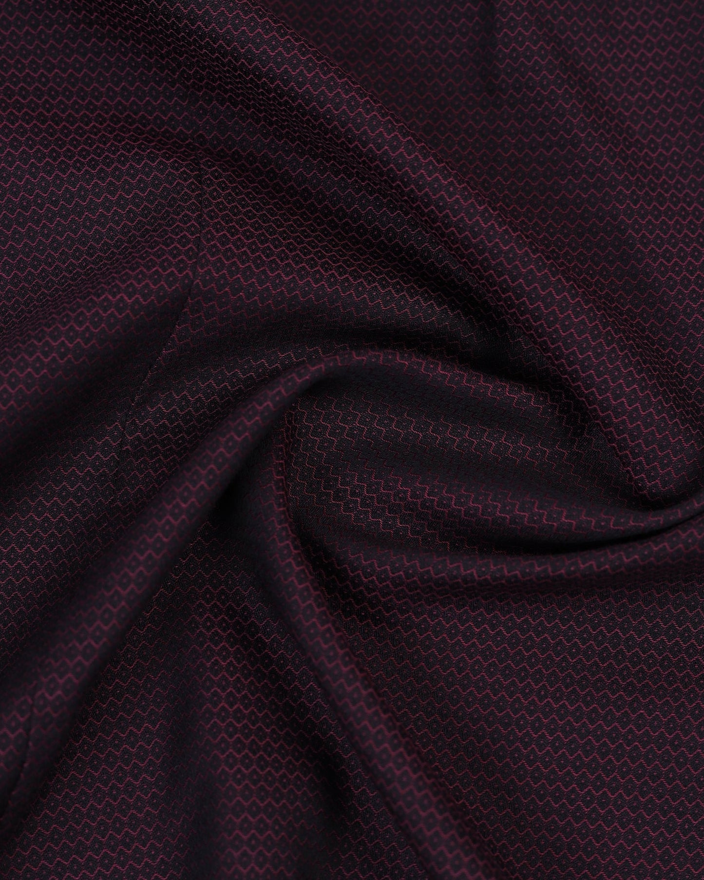 Maroon Textured Shirt - Robin