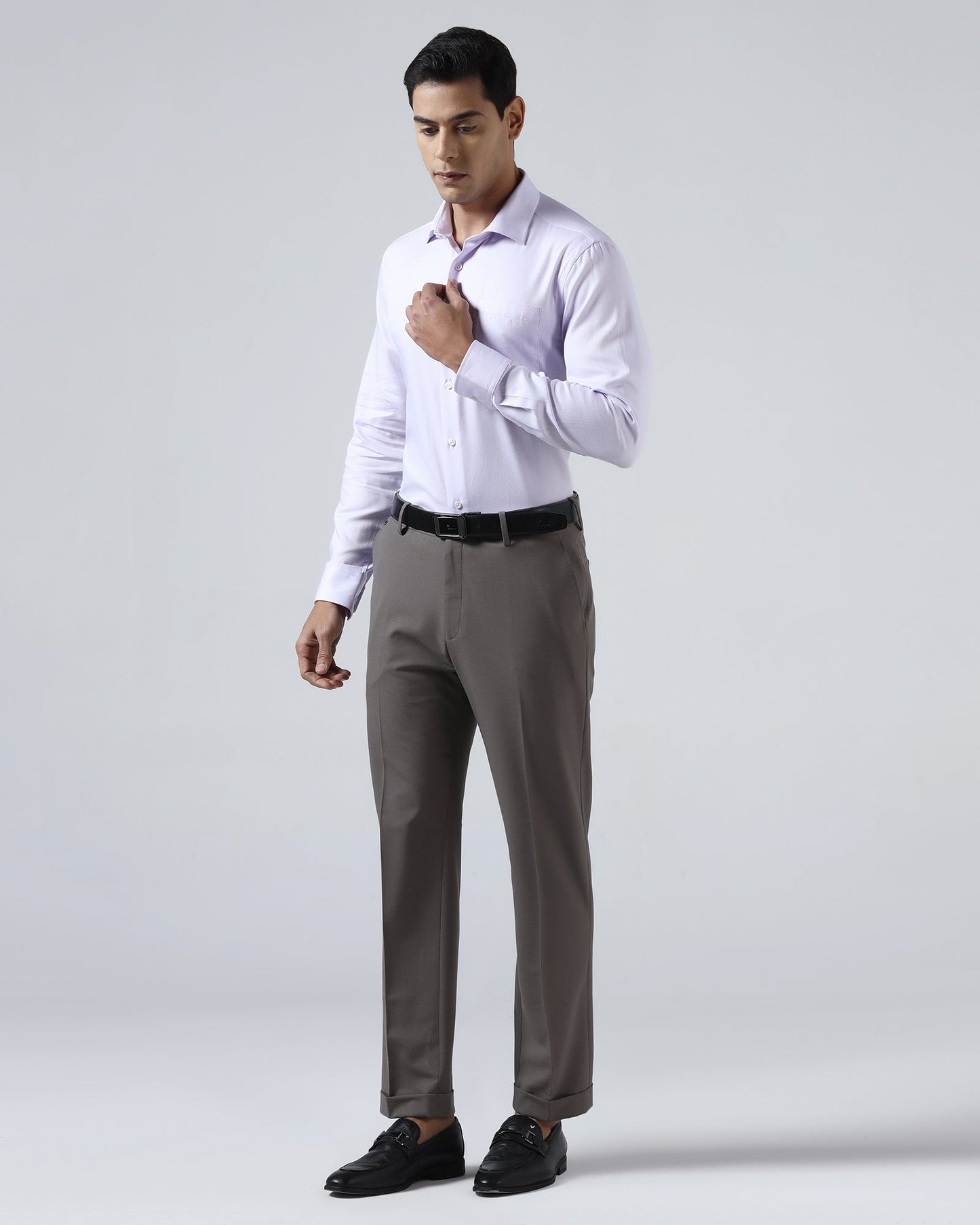 Mauve Textured Shirt - Quinn