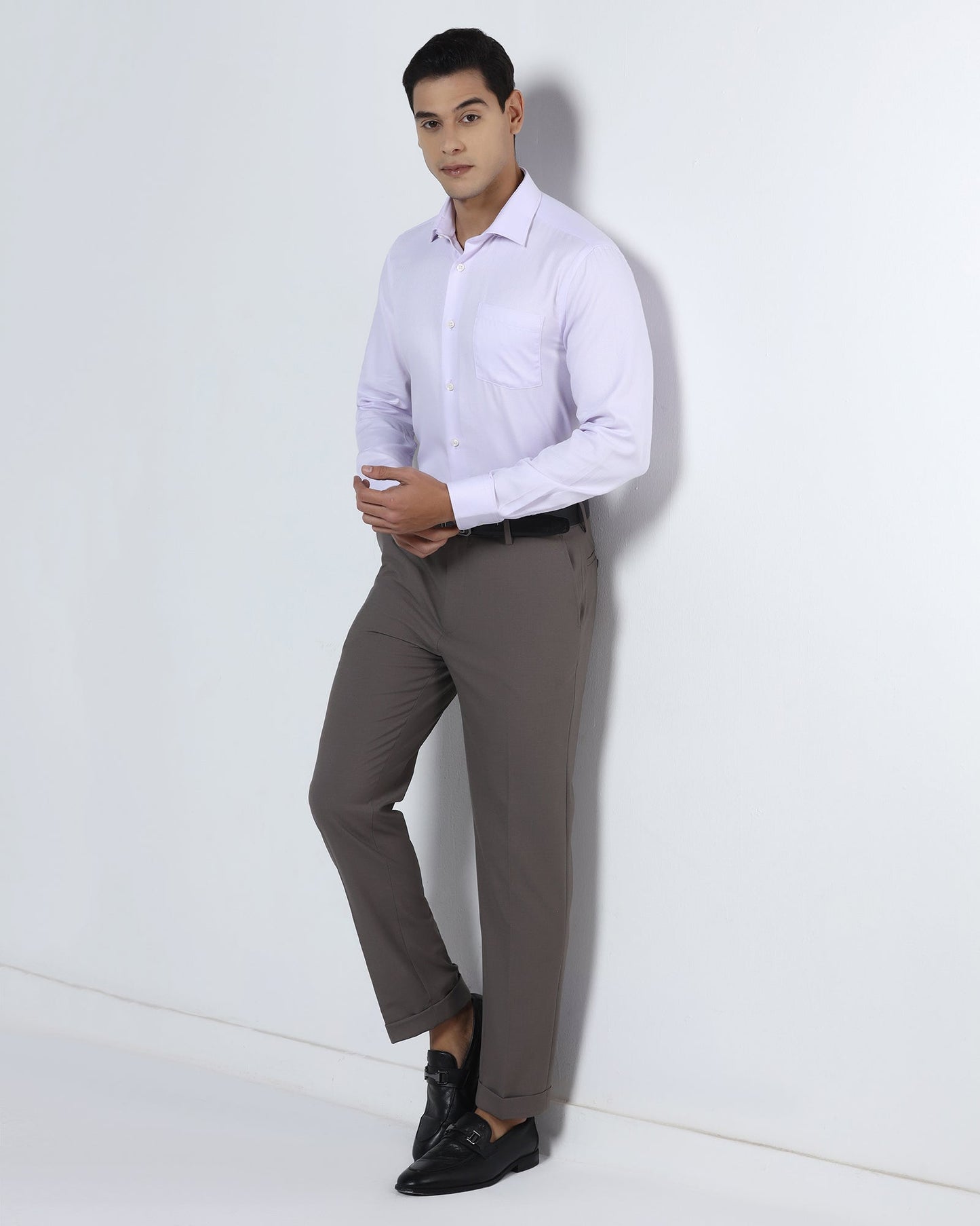 Mauve Textured Shirt - Quinn