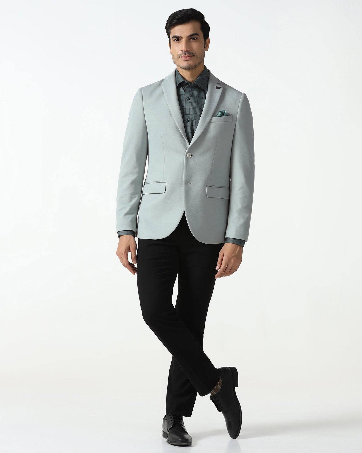 Mint Textured Blazer - Walker