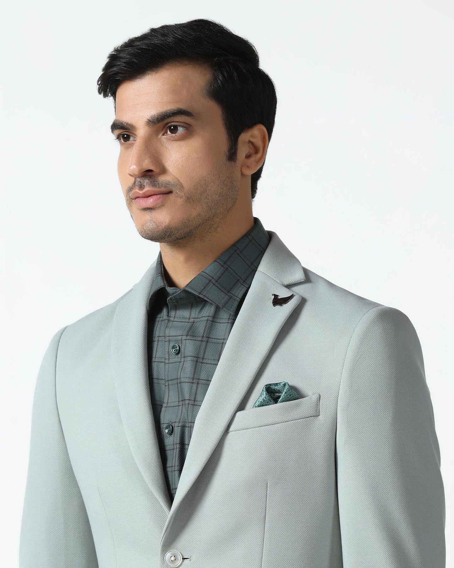 Mint Textured Blazer - Walker