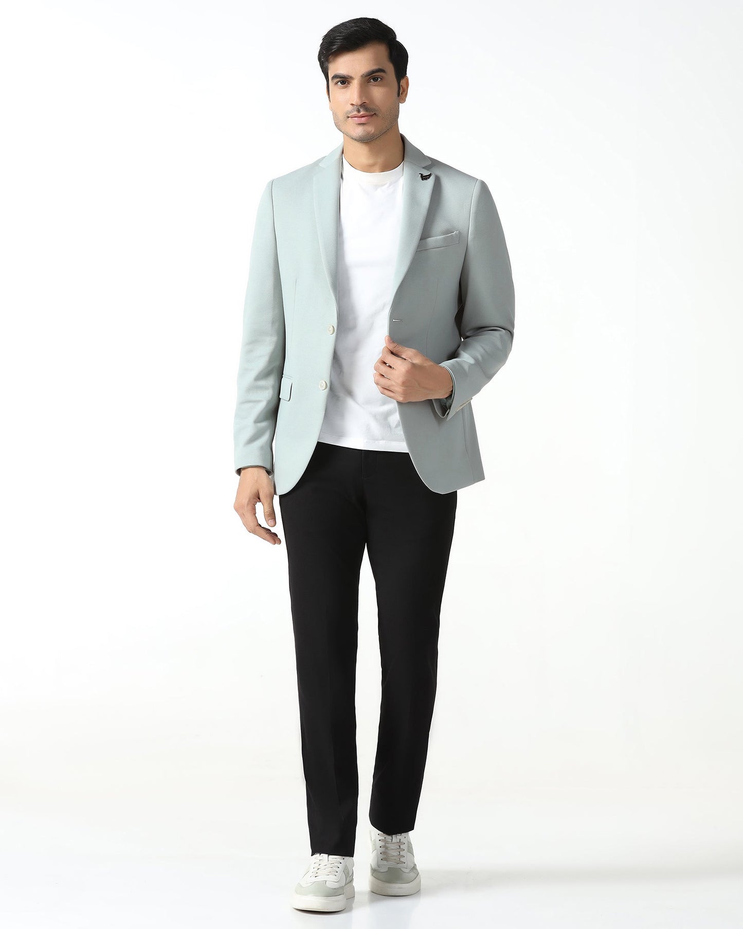 Mint Textured Blazer - Walker