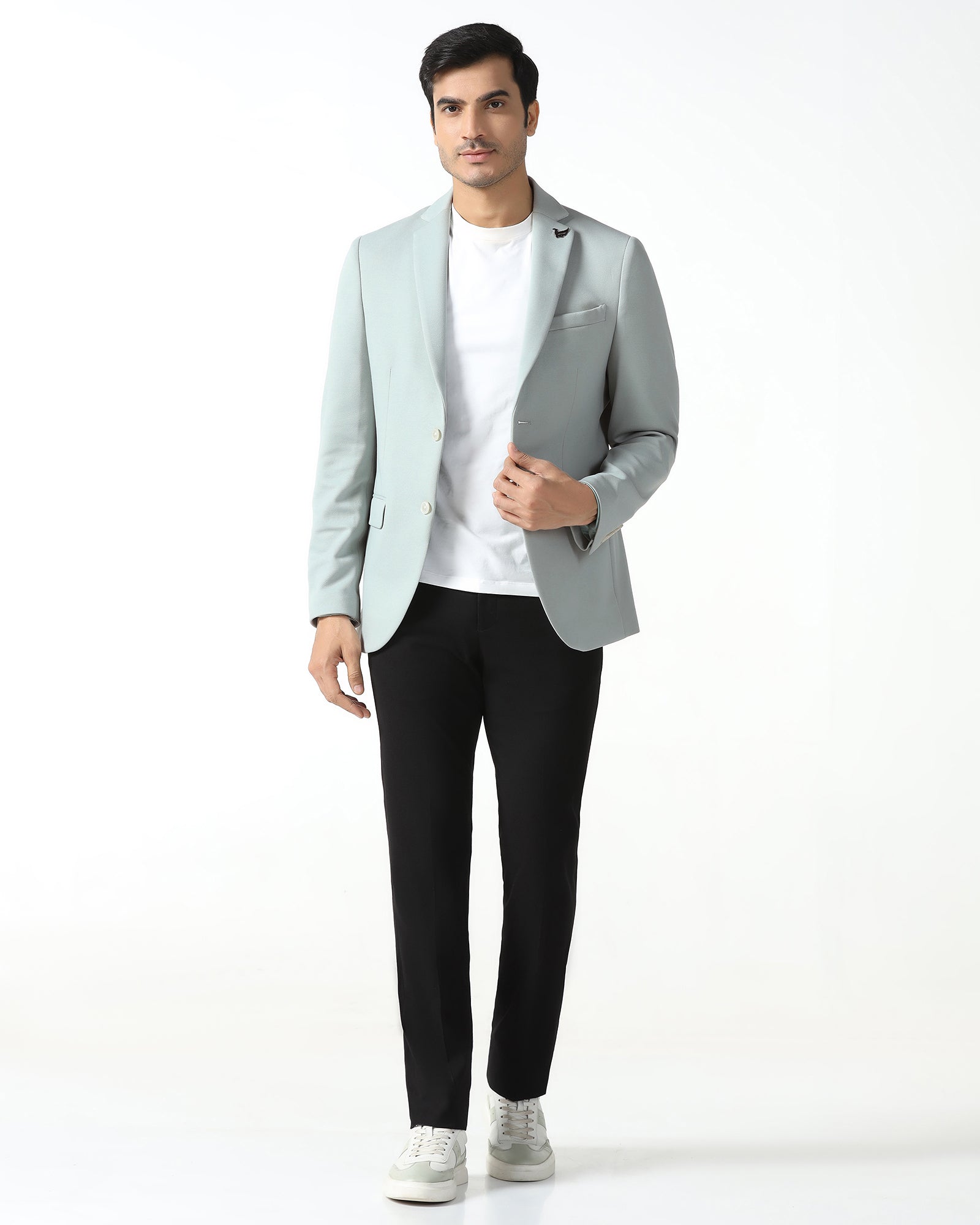 Mint Textured Blazer - Walker